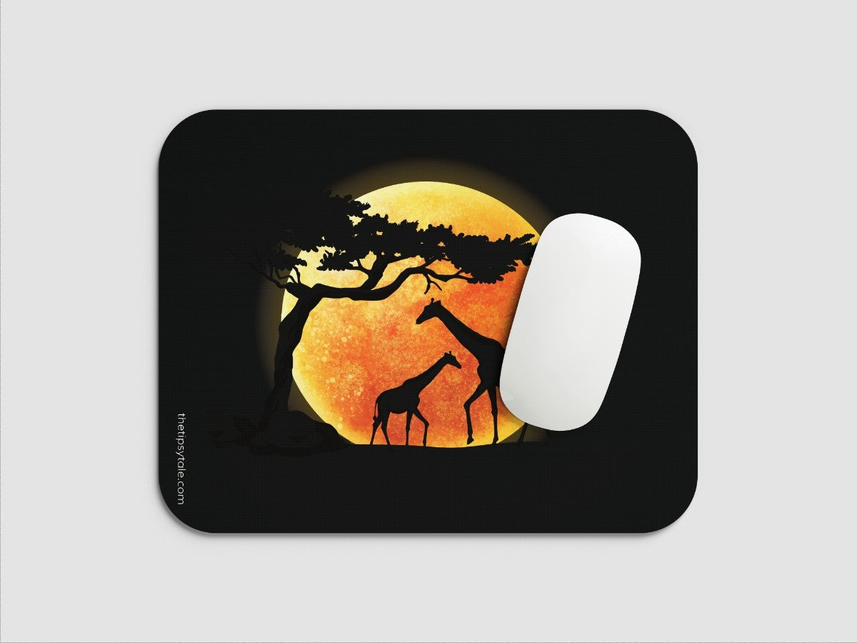 "Wild Nature Sunset" Mousepad Enhance Your Workspace with Style