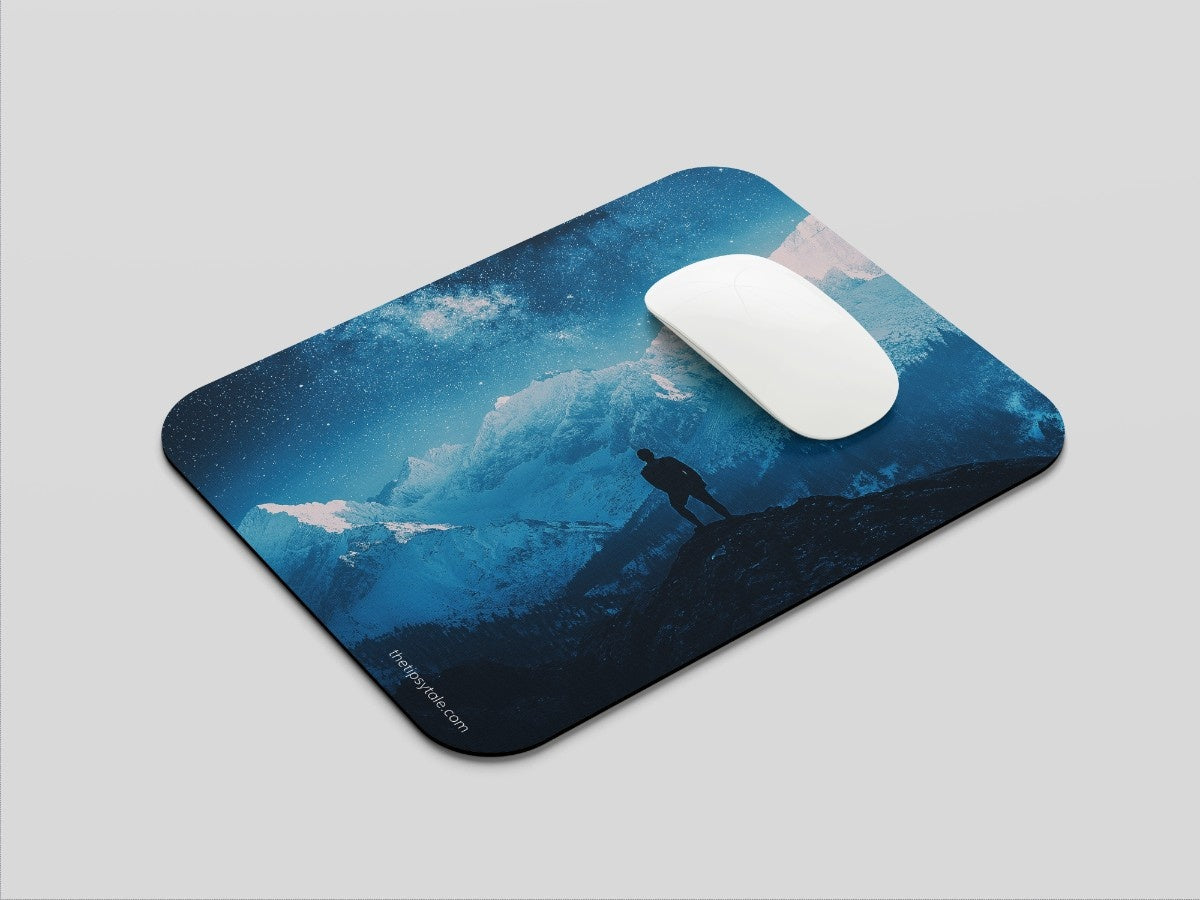 "Its Mountain Time" Mousepad Enhance Your Workspace with Style