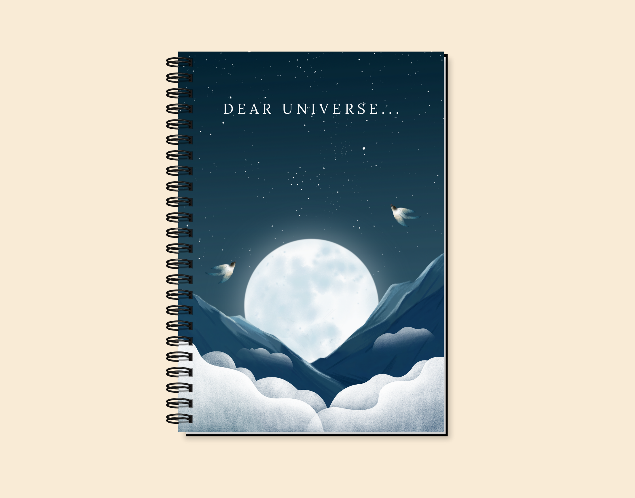 "UNIVERSE IS LISTENING" Elegant & Inspiring Diary for Daily Reflection