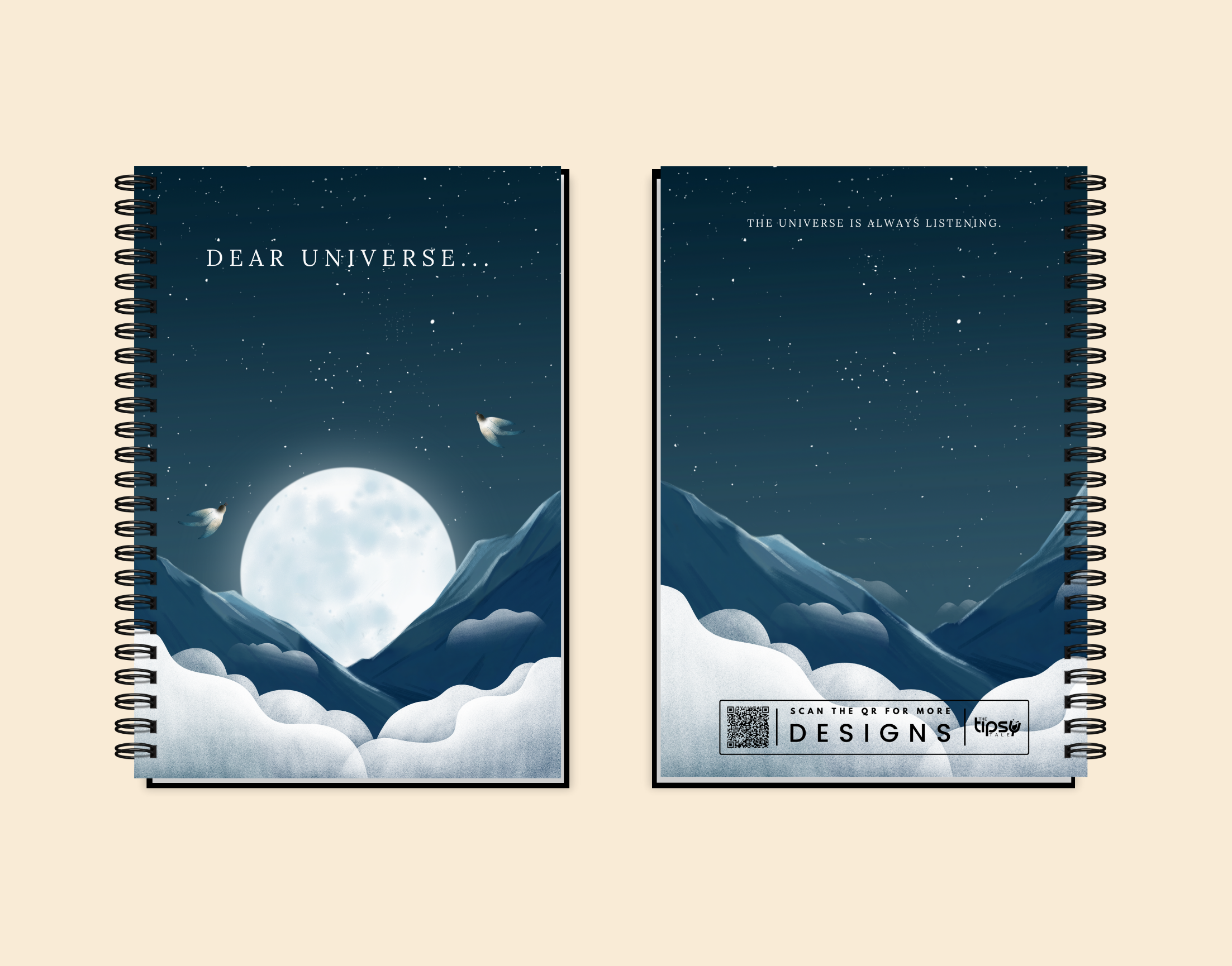 "UNIVERSE IS LISTENING" Elegant & Inspiring Diary for Daily Reflection