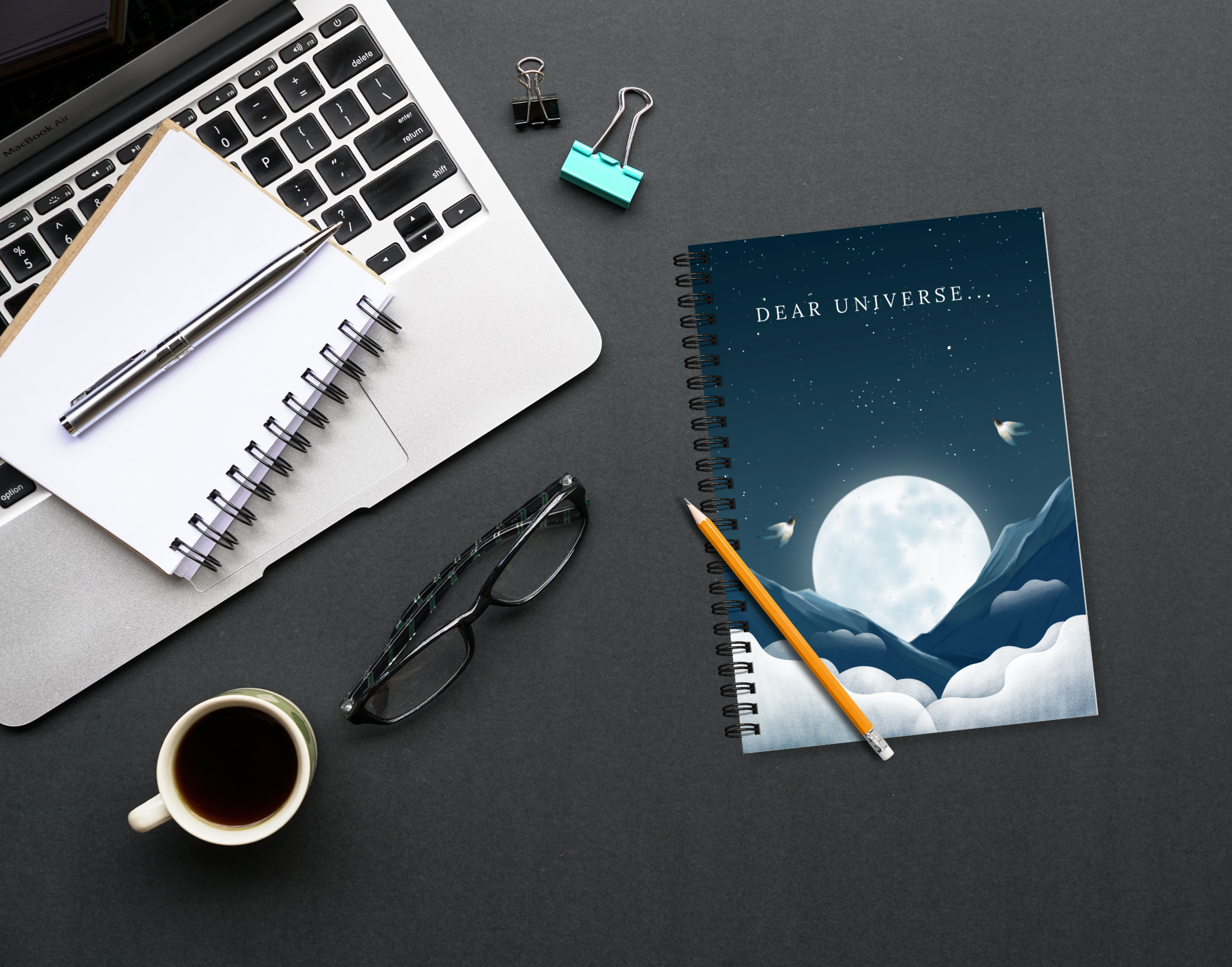 "UNIVERSE IS LISTENING" Elegant & Inspiring Diary for Daily Reflection