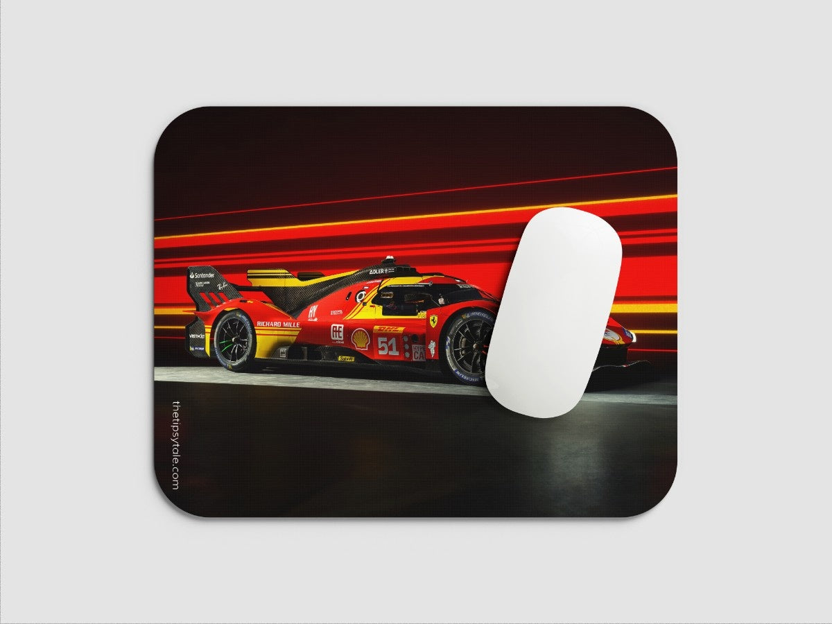 "51 F1 FERRARI" Mousepad Enhance Your Workspace with Style