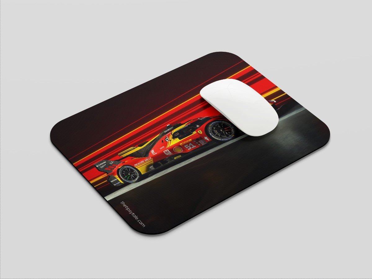 "51 F1 FERRARI" Mousepad Enhance Your Workspace with Style