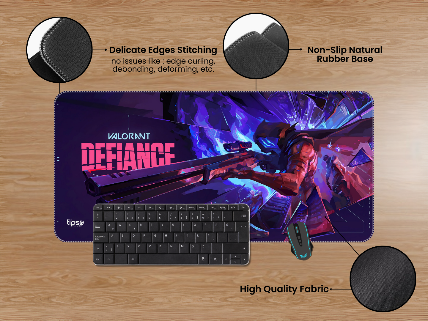 "OMEN- VALORANT" Gaming Mousepad Elevate Your Gaming Experience