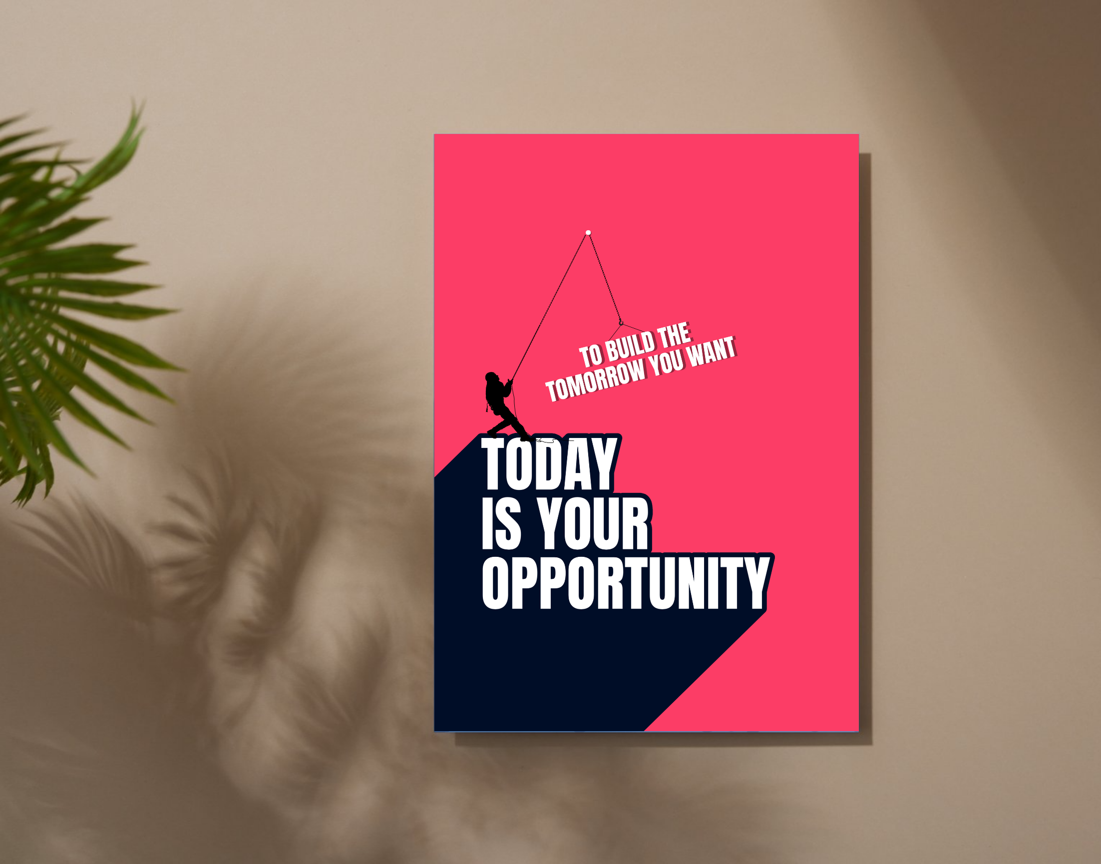 "STAY EVERYDAY"- Shiny & Sturdy Metallic Poster Art That Pops & Sticks