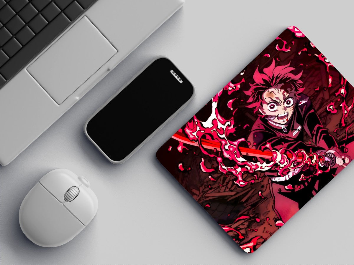 "Hinokami Awakening" Mousepad Enhance Your Workspace with Style