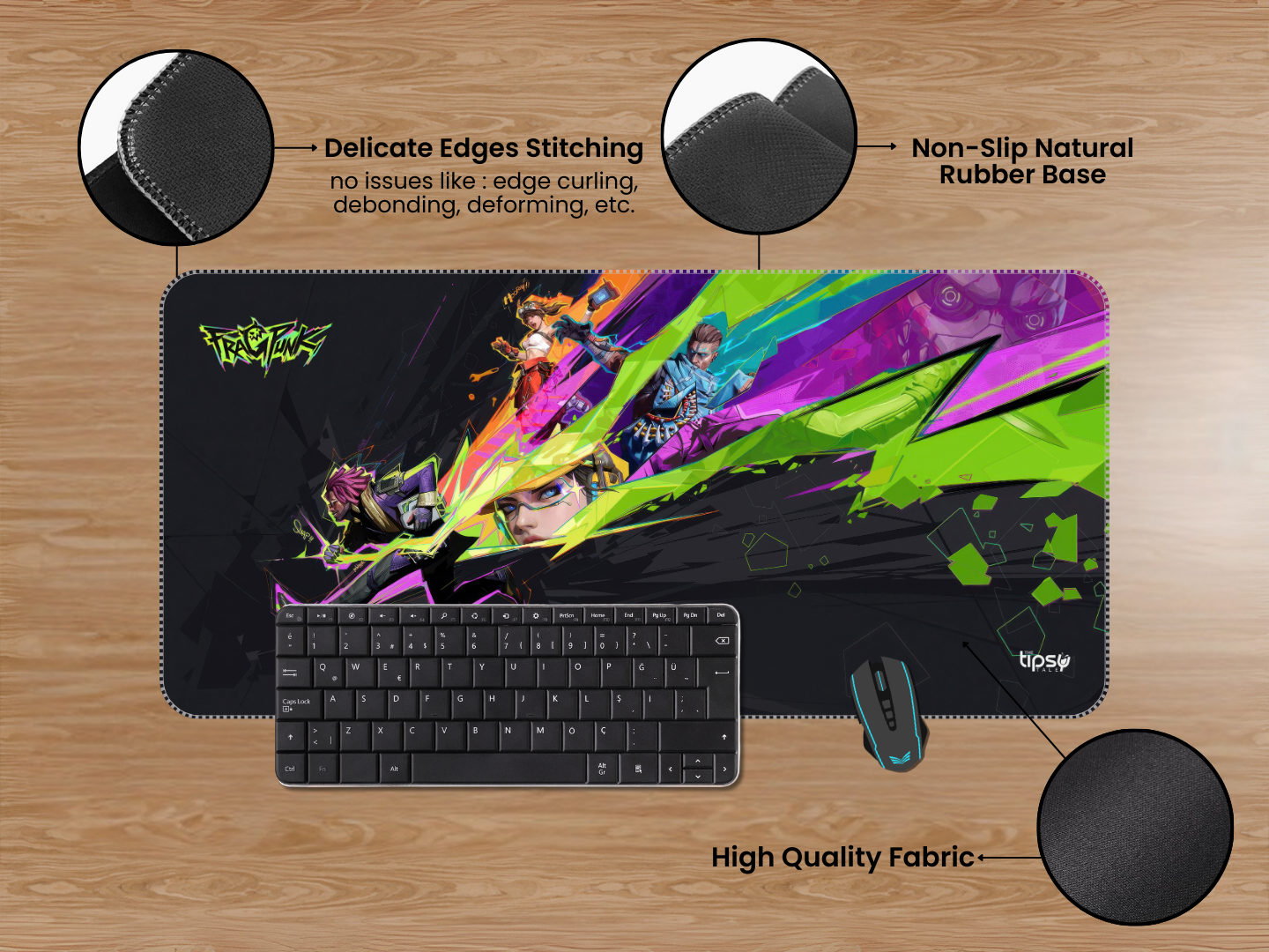 "FRAGPUNK- PC GAME" Gaming Mousepad Elevate Your Gaming Experience