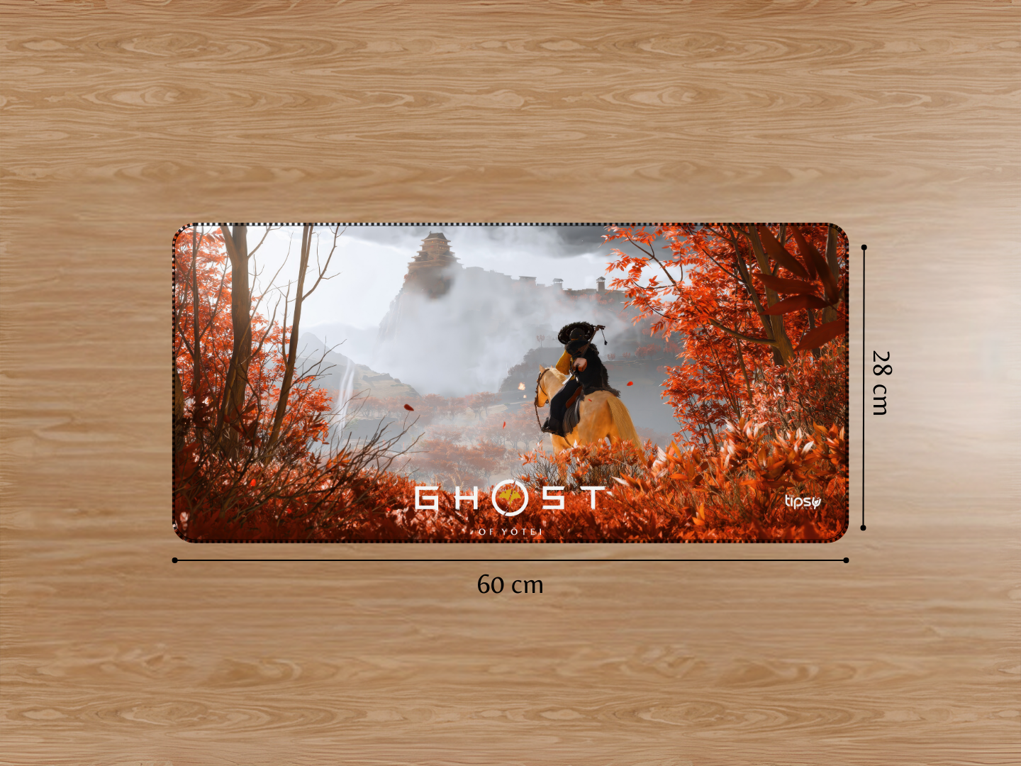 "GHOST OF YOTEI" Gaming Mousepad Elevate Your Gaming Experience