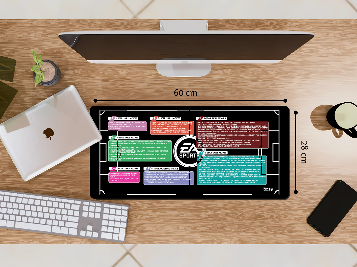 "GAMING MADE EASY" Gaming Mousepad Elevate Your Gaming Experience
