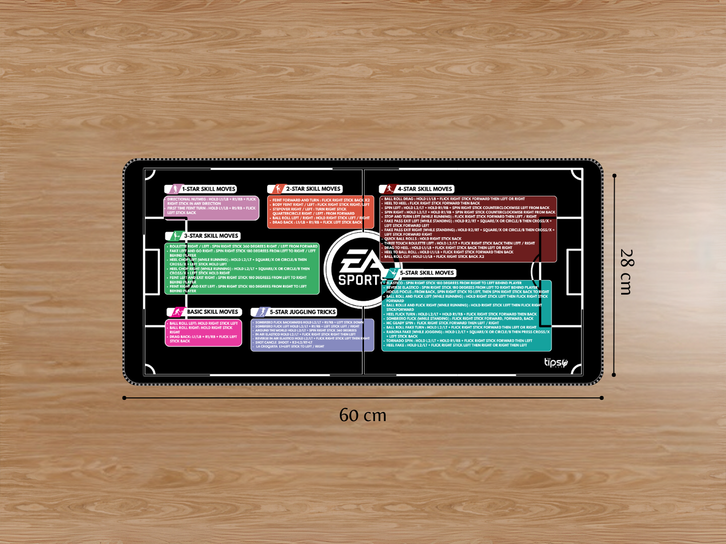 "GAMING MADE EASY" Gaming Mousepad Elevate Your Gaming Experience