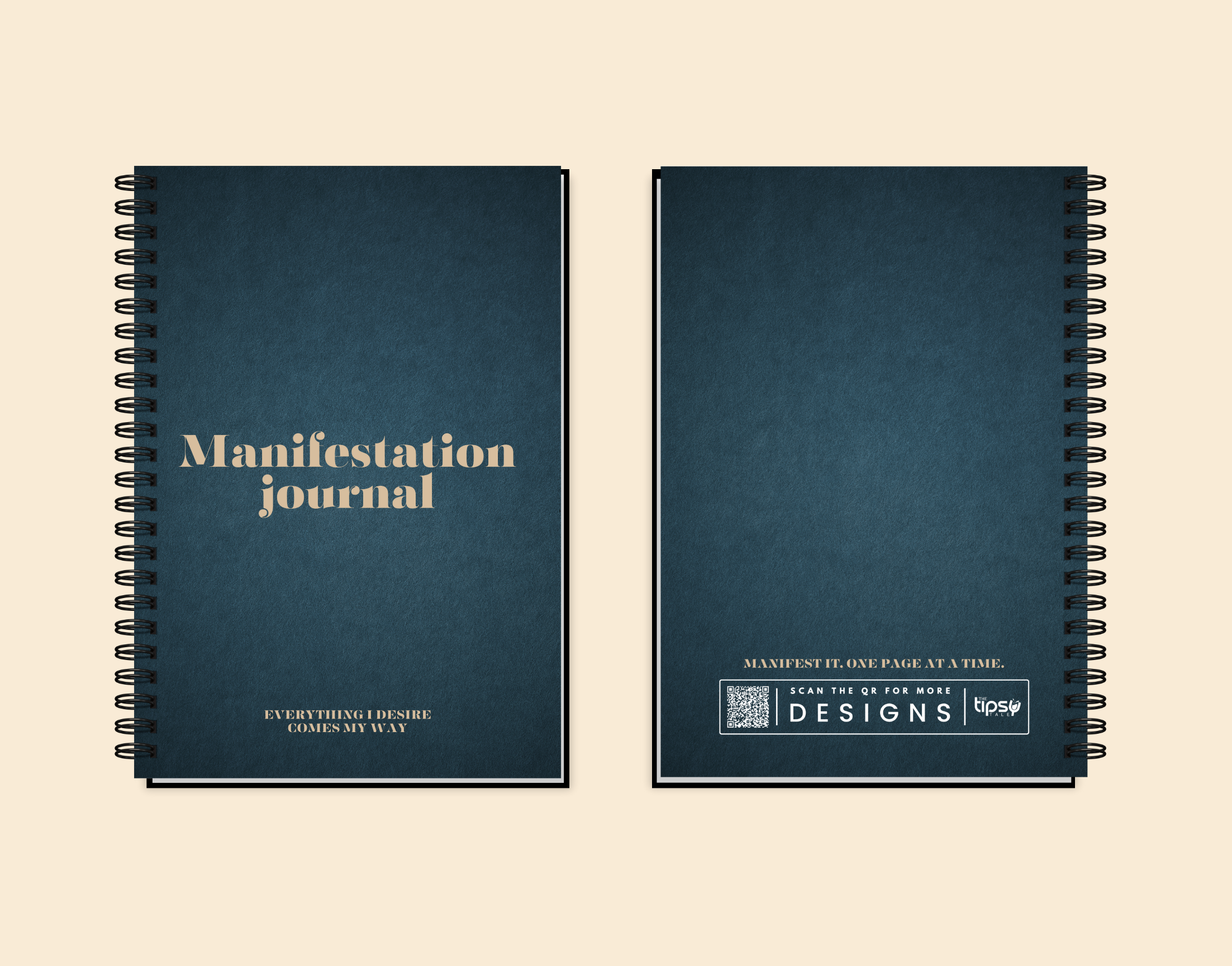 "MANIFESTATION JOURNAL" Elegant & Inspiring Diary for Daily Reflection