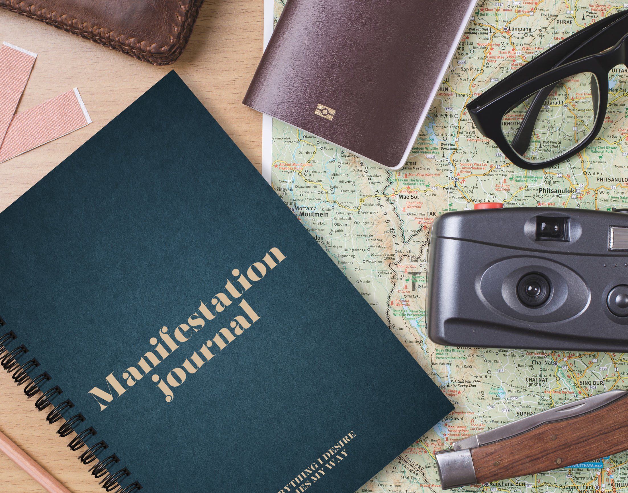 "MANIFESTATION JOURNAL" Elegant & Inspiring Diary for Daily Reflection