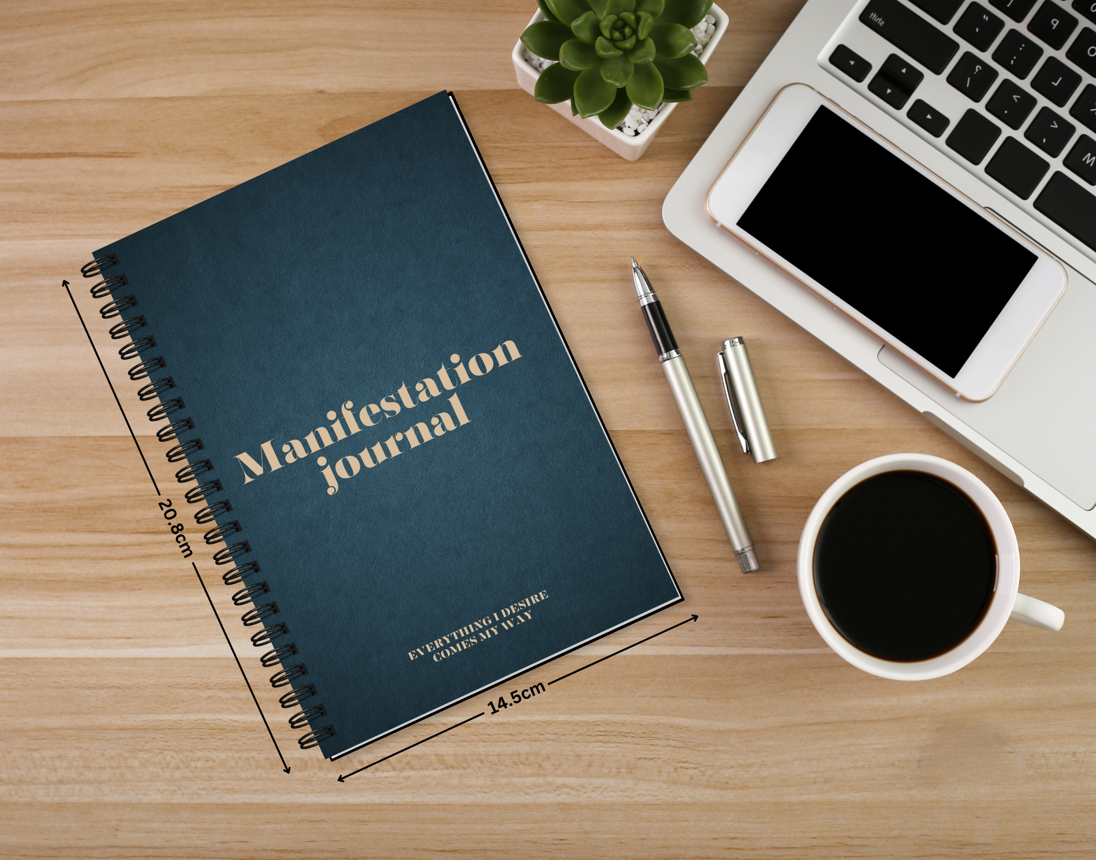 "MANIFESTATION JOURNAL" Elegant & Inspiring Diary for Daily Reflection