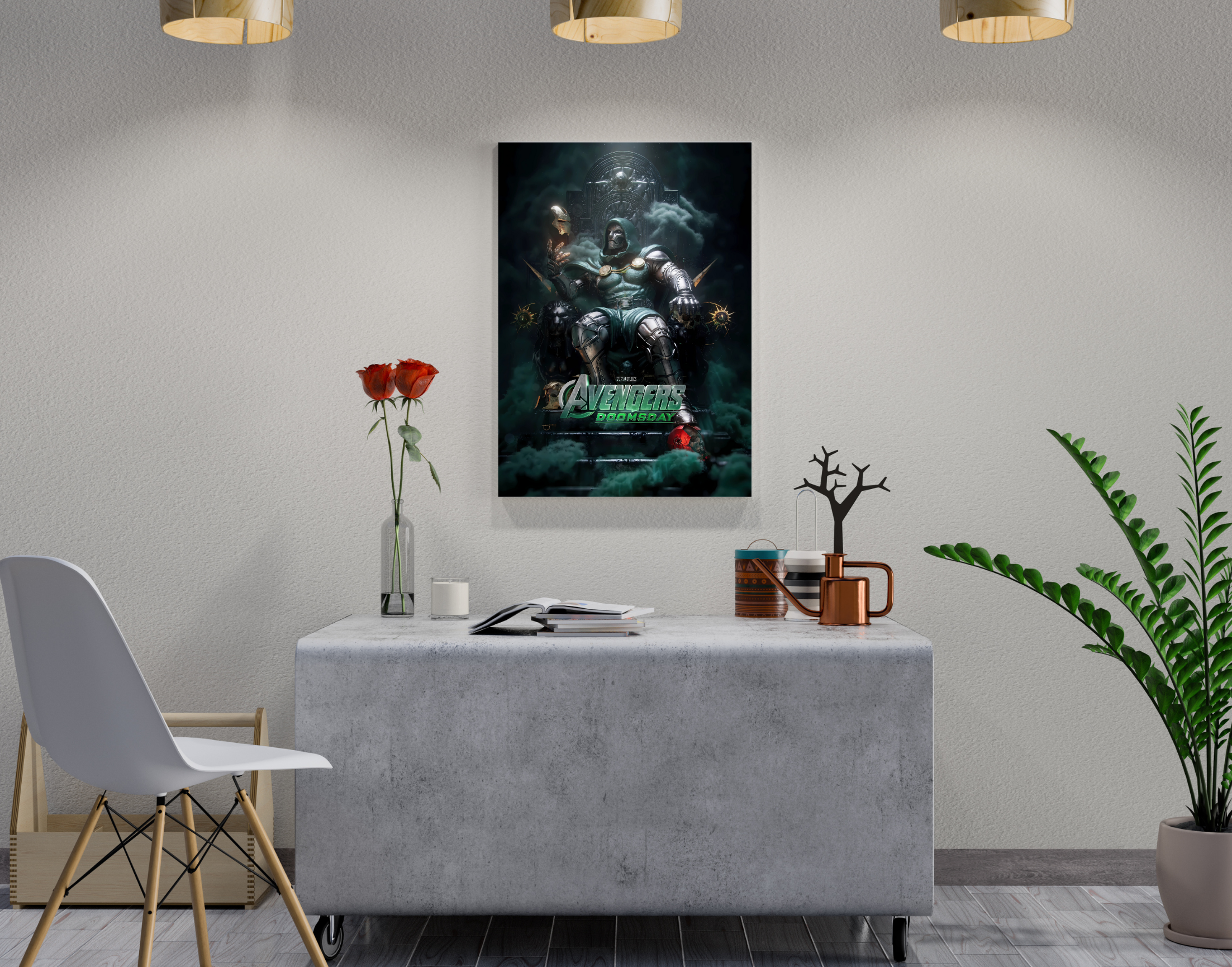 "AVENGERS:DOOMSDAY"- Shiny & Sturdy Metallic Poster Art That Pops & Sticks