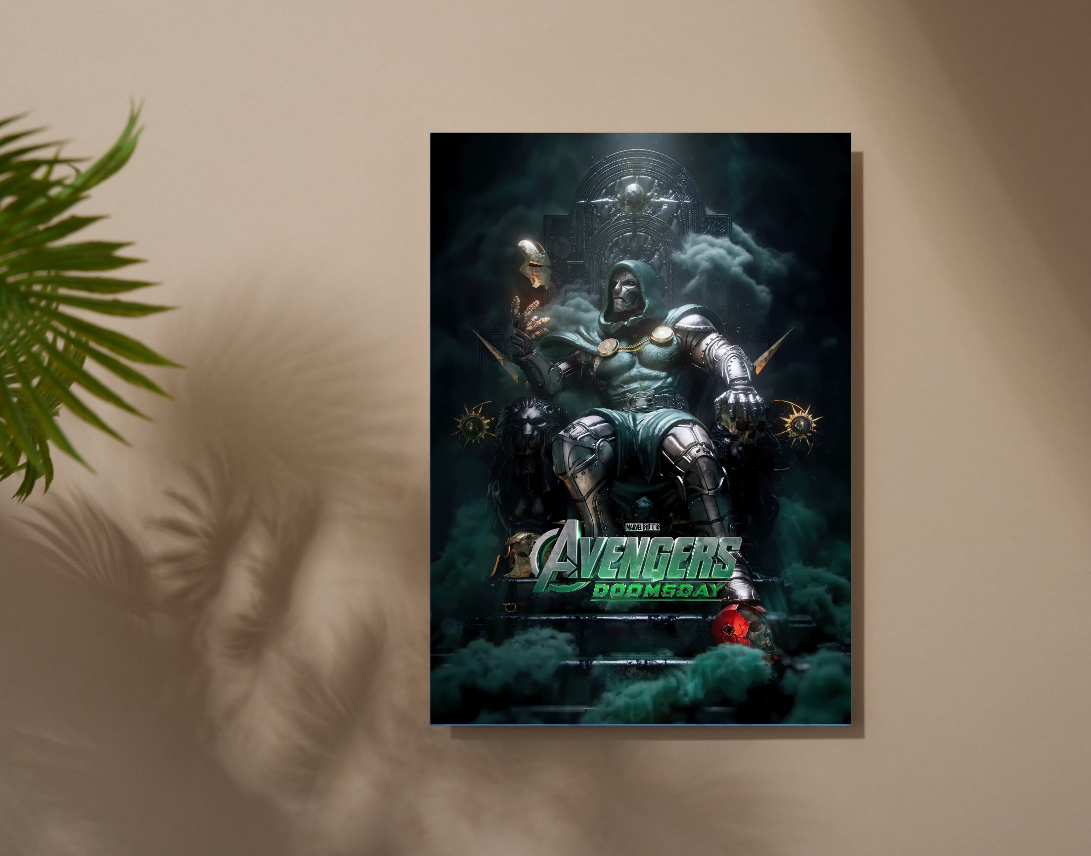 "AVENGERS:DOOMSDAY"- Shiny & Sturdy Metallic Poster Art That Pops & Sticks