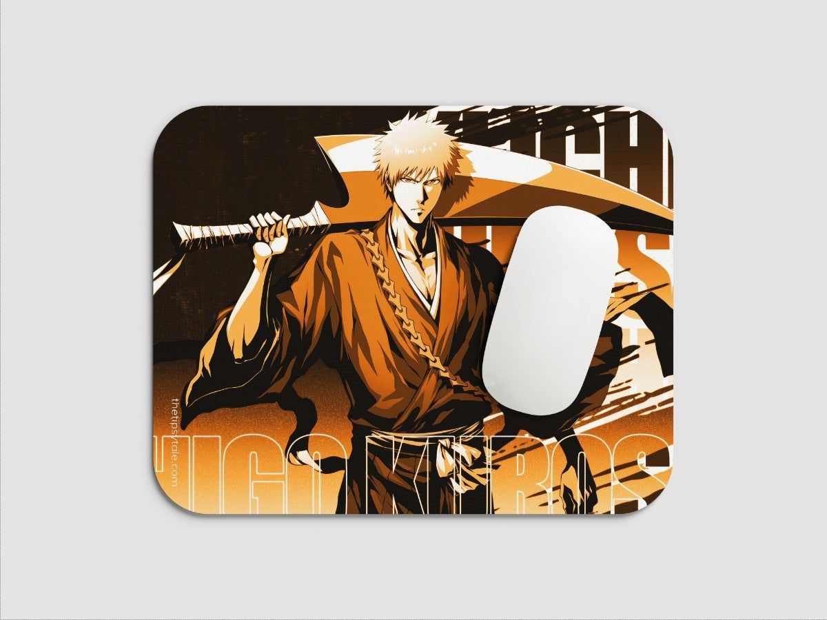 "ICHIGO KUROSAKI : BLEACH #Anime Series" Mousepad Enhance Your Workspace with Style