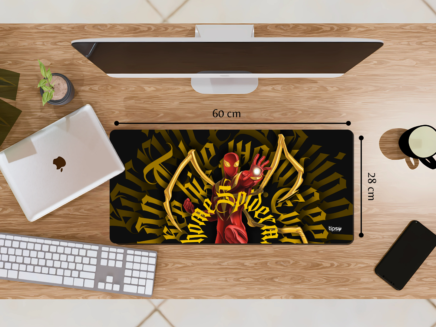 "IRON SPIDERMAN -GAMING VERSION" Gaming Mousepad Elevate Your Gaming Experience
