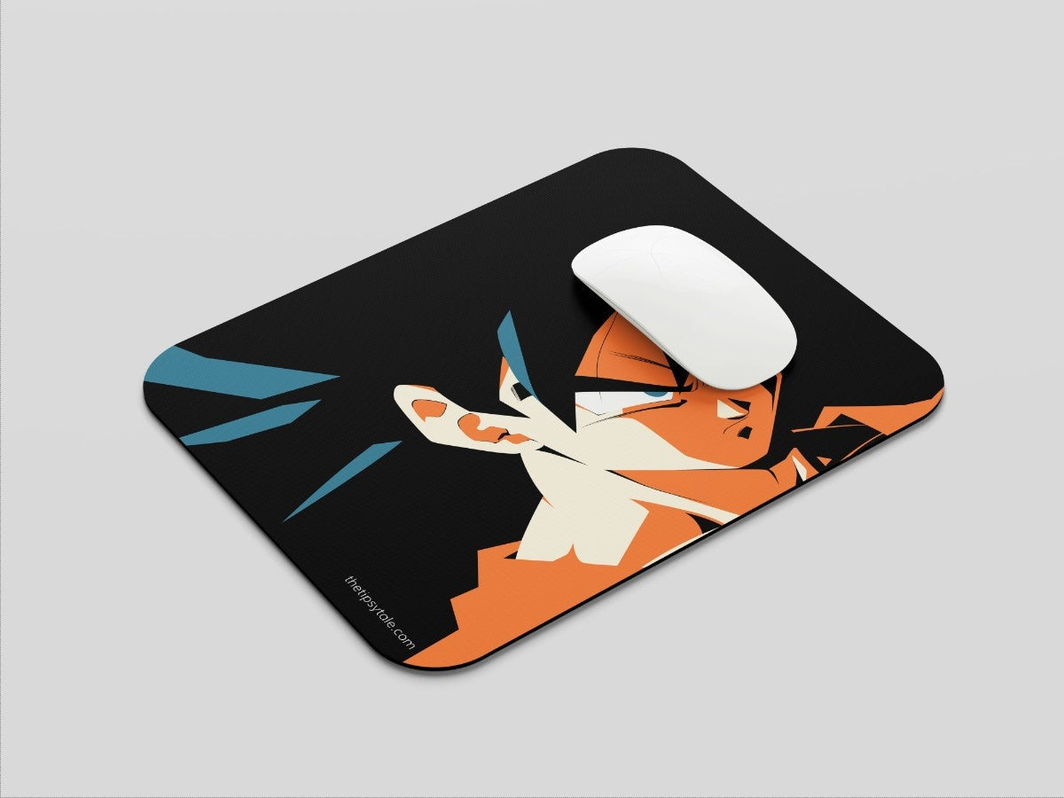 "ANGRY SON GOKU" Mousepad Enhance Your Workspace with Style