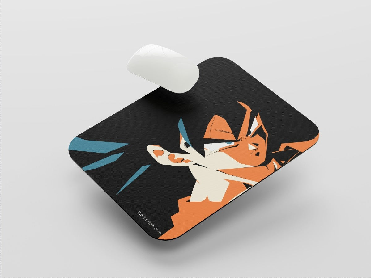 "ANGRY SON GOKU" Mousepad Enhance Your Workspace with Style