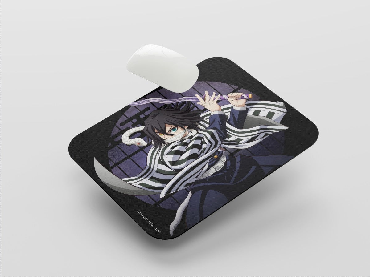 "OBANI IGURO - DEMON SLAYER" Mousepad Enhance Your Workspace with Style