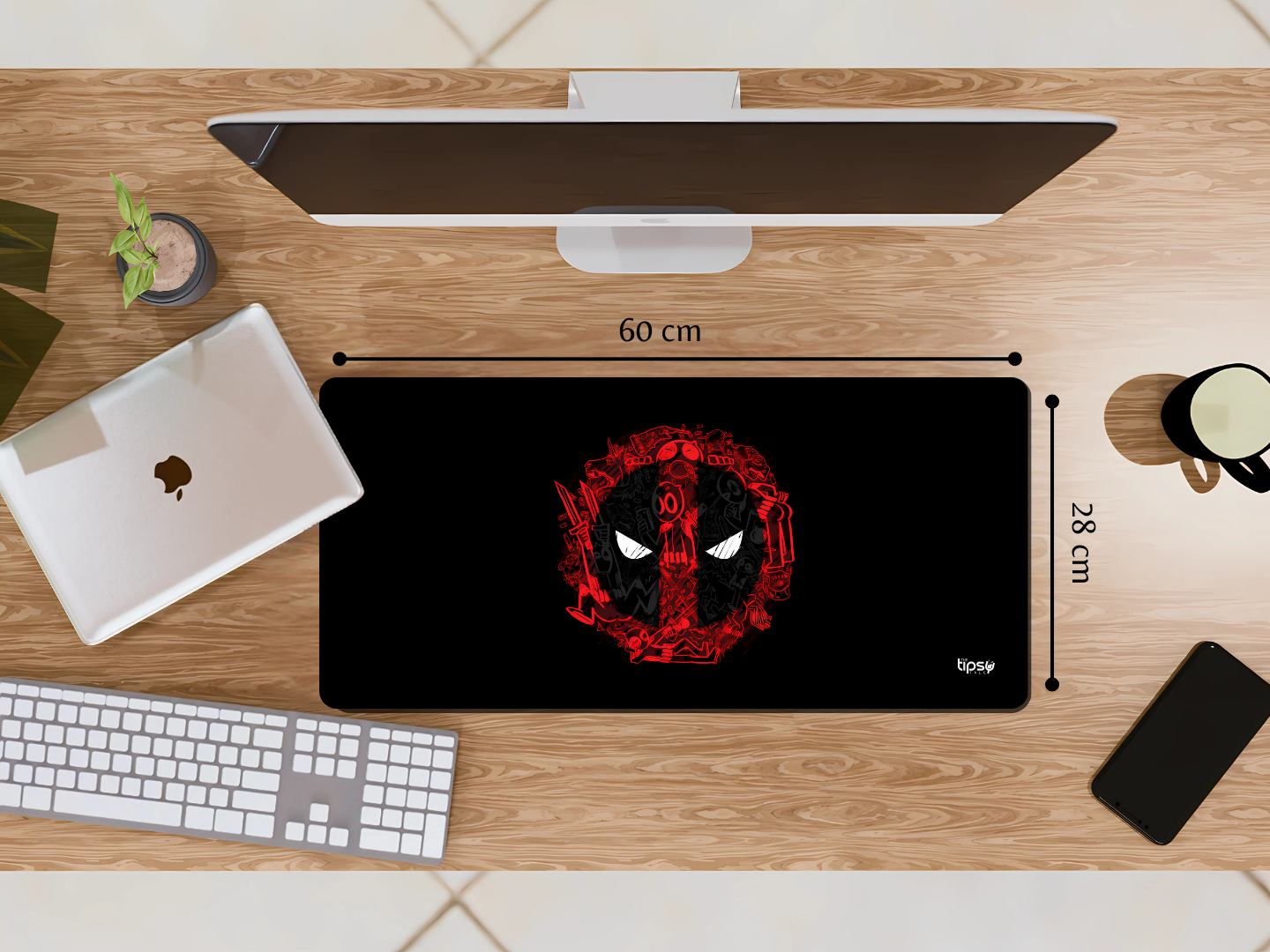 "DEADPOOL #MARVEL JESUS" Gaming Mousepad Elevate Your Gaming Experience