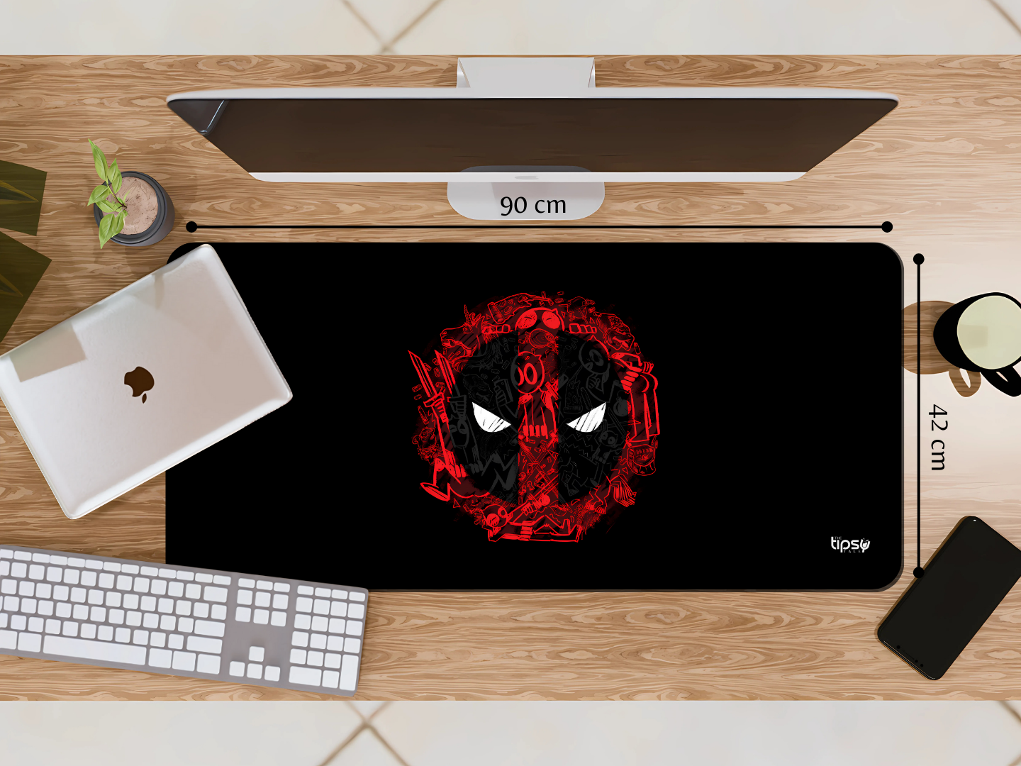 "DEADPOOL #MARVEL JESUS" Gaming Mousepad Elevate Your Gaming Experience