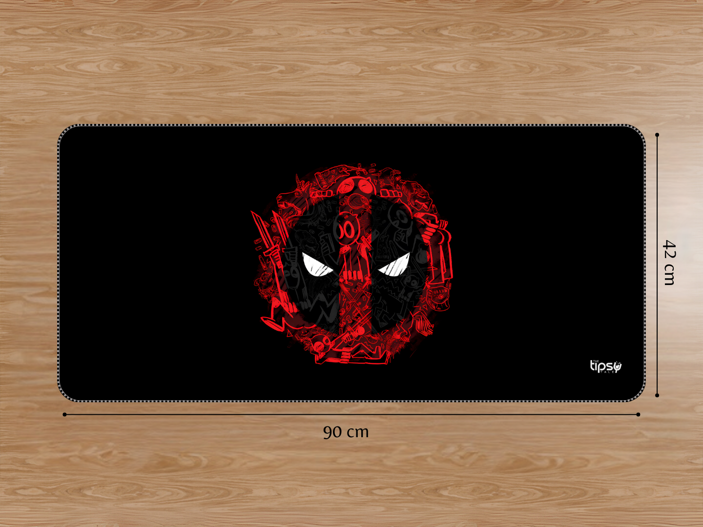 "DEADPOOL #MARVEL JESUS" Gaming Mousepad Elevate Your Gaming Experience
