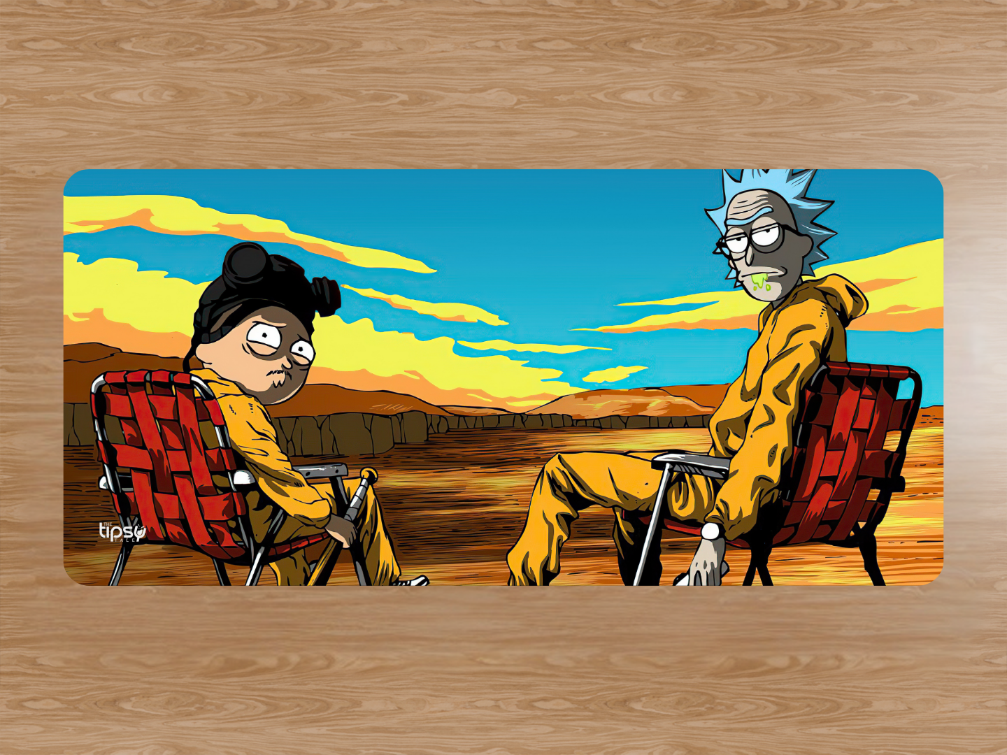 "BREAKING BAD: RICK AND MORTY EDITION" Gaming Mousepad Elevate Your Gaming Experience