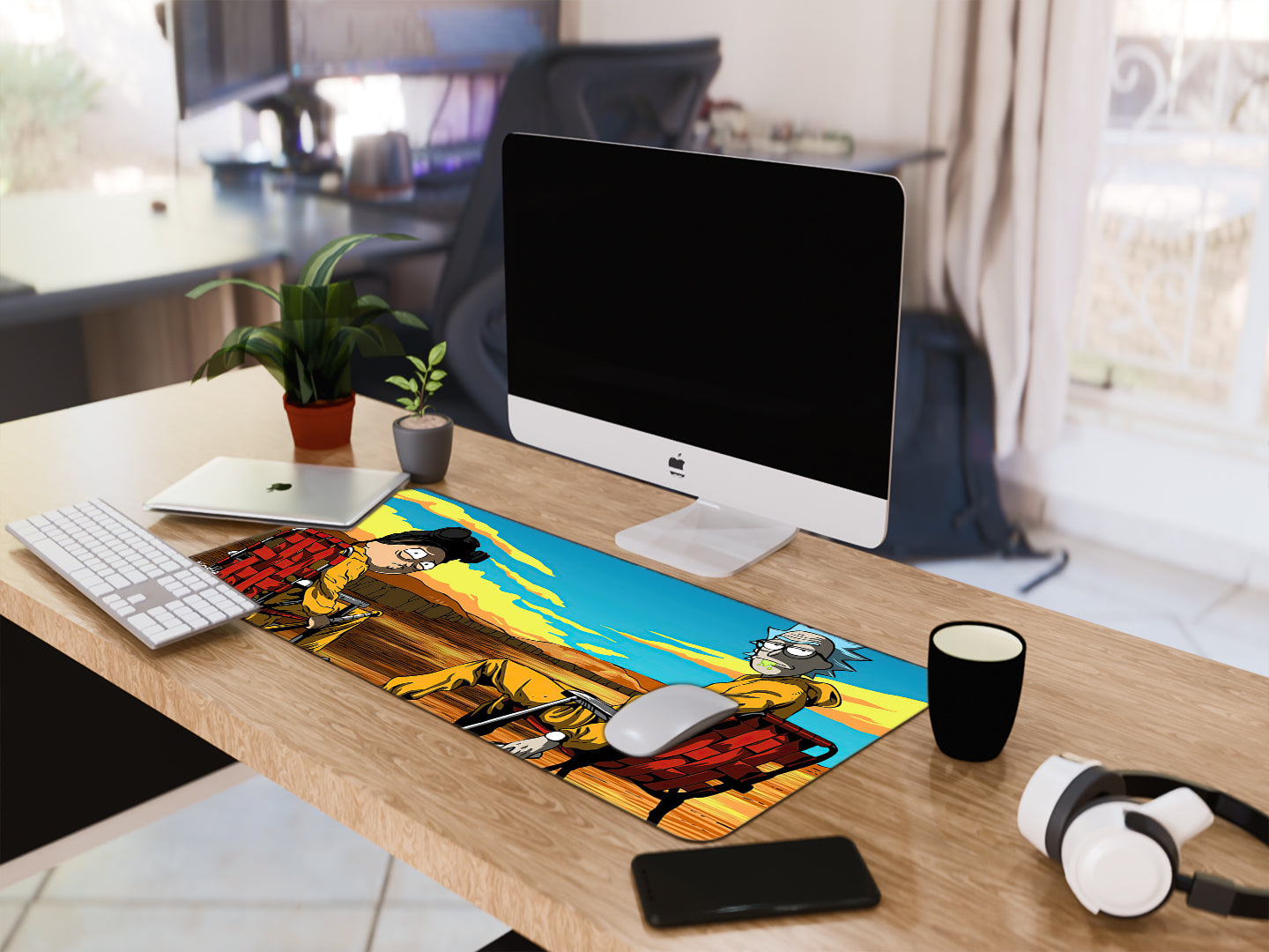 "BREAKING BAD: RICK AND MORTY EDITION" Gaming Mousepad Elevate Your Gaming Experience