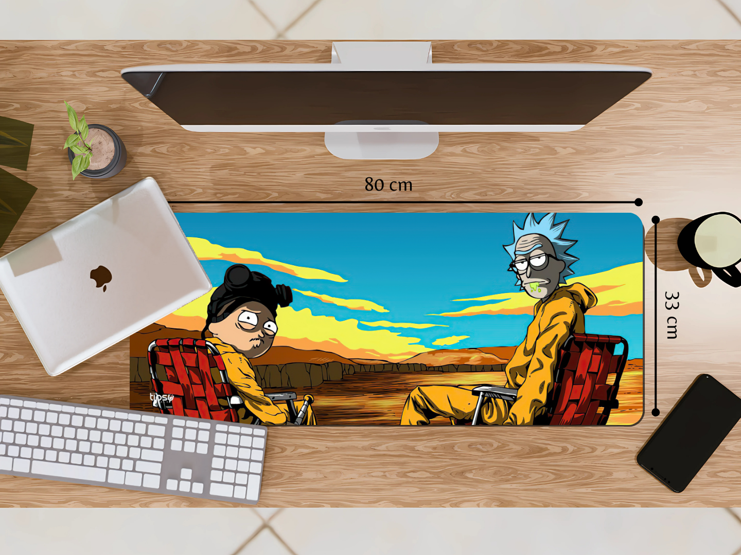 "BREAKING BAD: RICK AND MORTY EDITION" Gaming Mousepad Elevate Your Gaming Experience