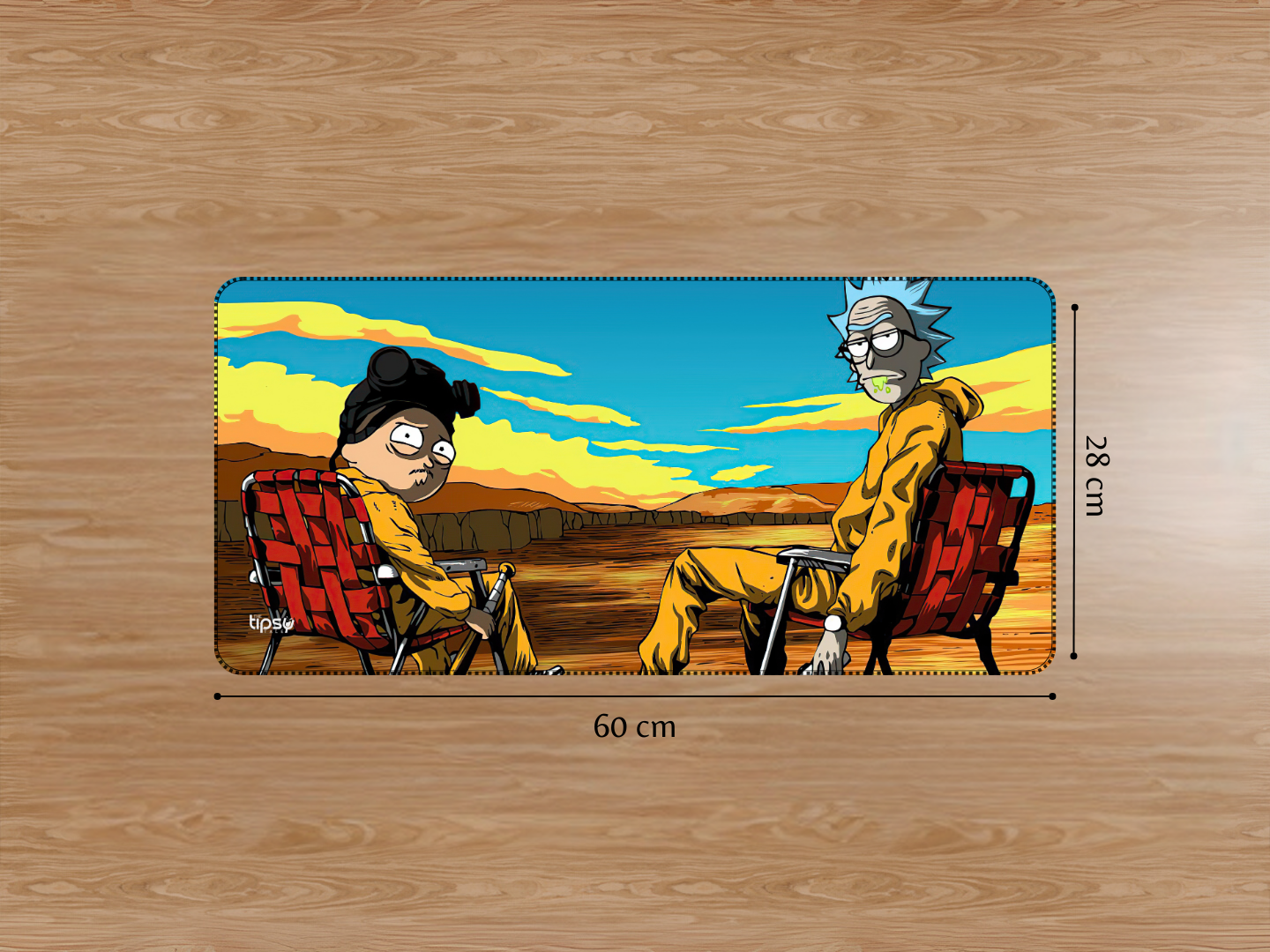 "BREAKING BAD: RICK AND MORTY EDITION" Gaming Mousepad Elevate Your Gaming Experience