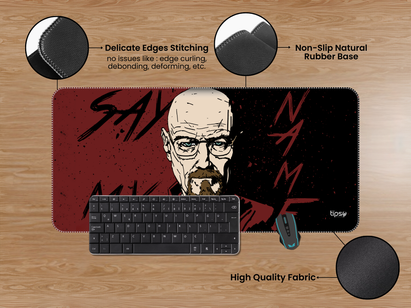 "SAY MY NAME - WALTER WHITE- SERIES EDITION" Gaming Mousepad Elevate Your Gaming Experience