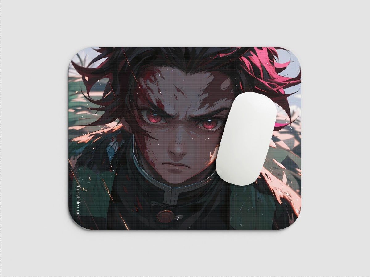 "Tanjiro Kamado: Demon Slayer" Mousepad Enhance Your Workspace with Style