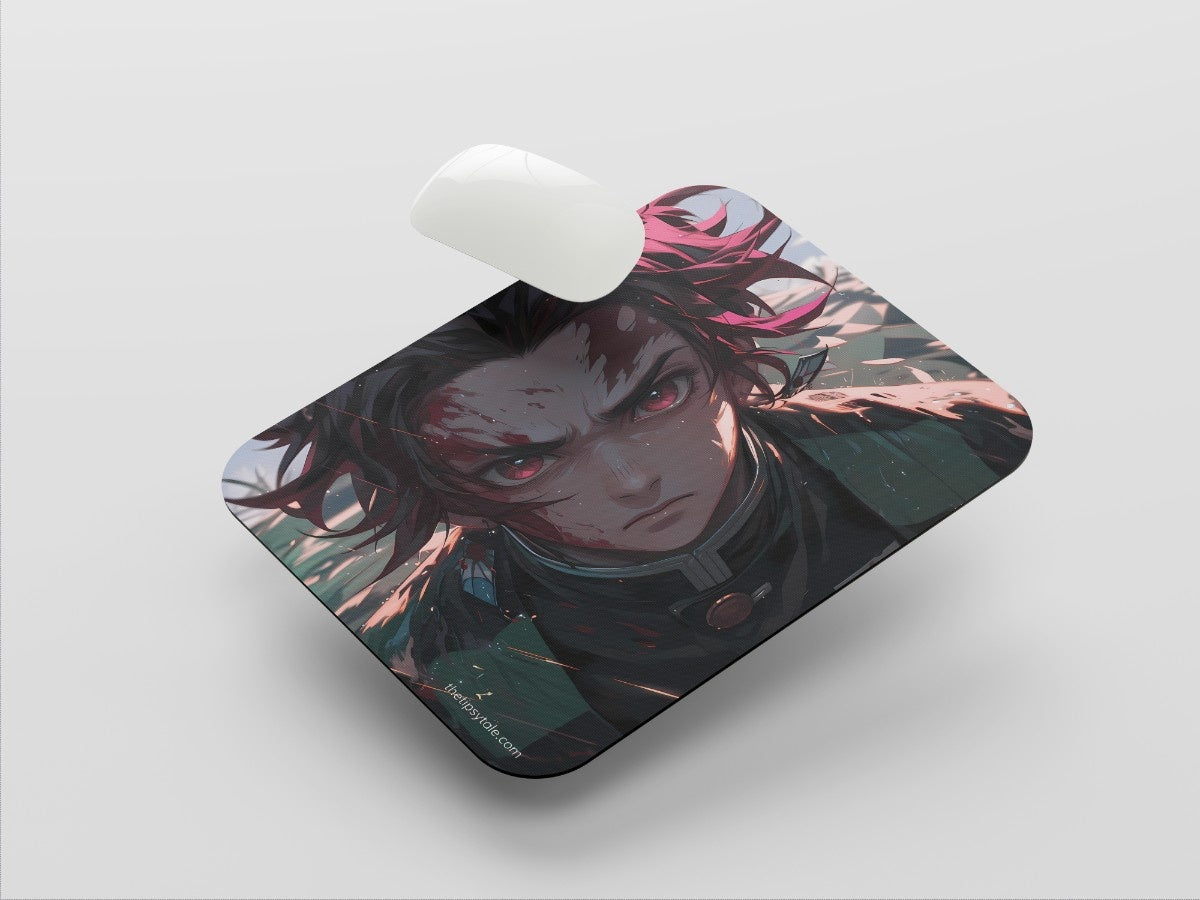 "Tanjiro Kamado: Demon Slayer" Mousepad Enhance Your Workspace with Style