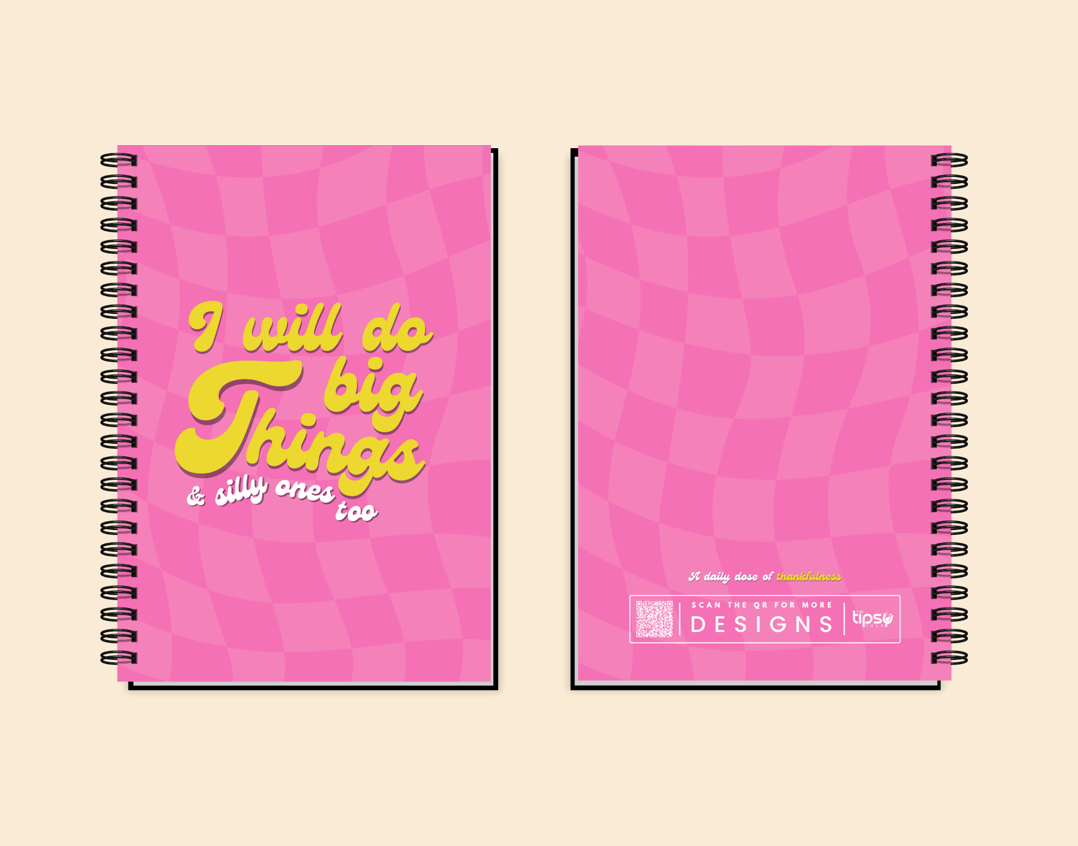 "I WILL DO BIG THINGS" Elegant & Inspiring Diary for Daily Reflection