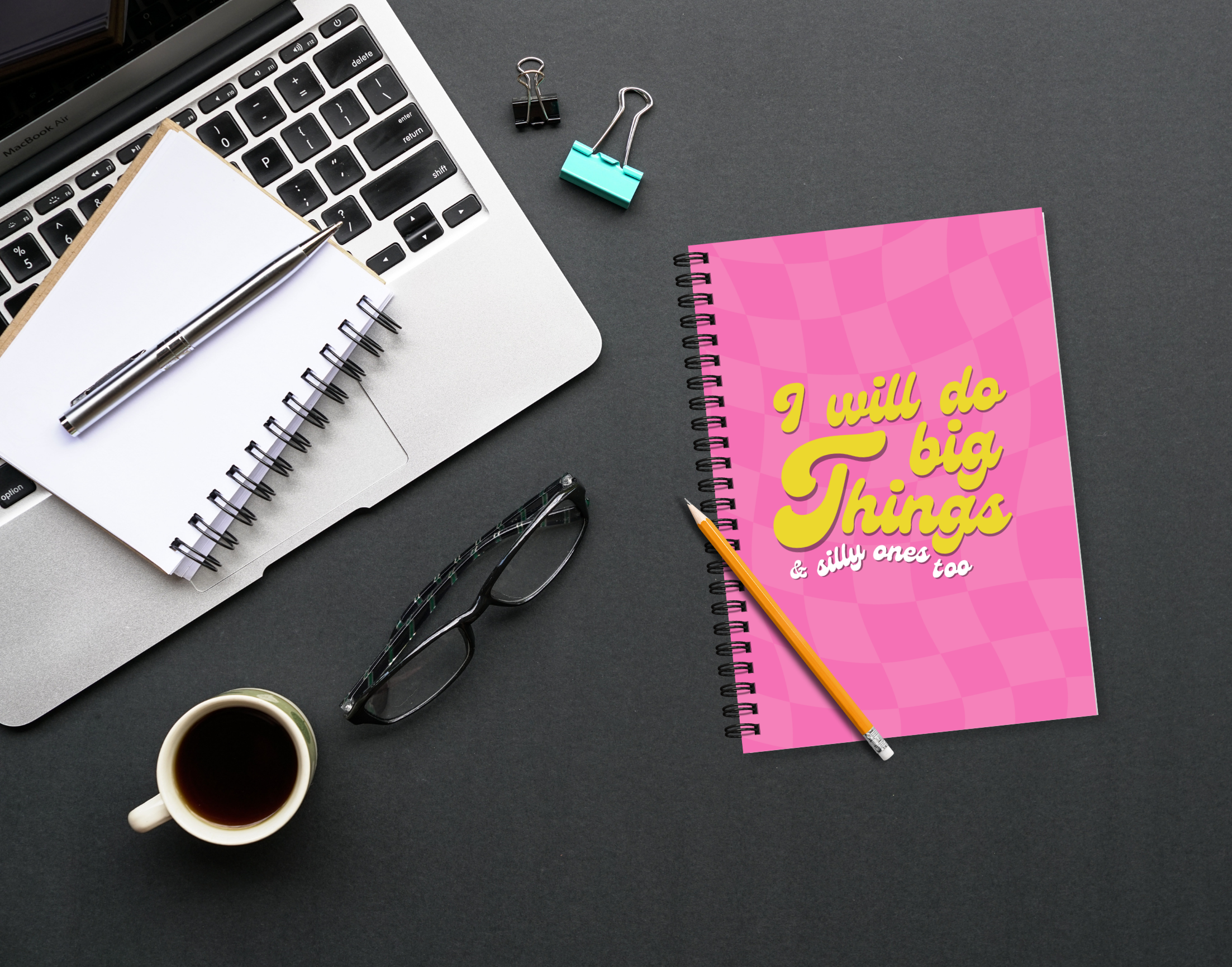 "I WILL DO BIG THINGS" Elegant & Inspiring Diary for Daily Reflection
