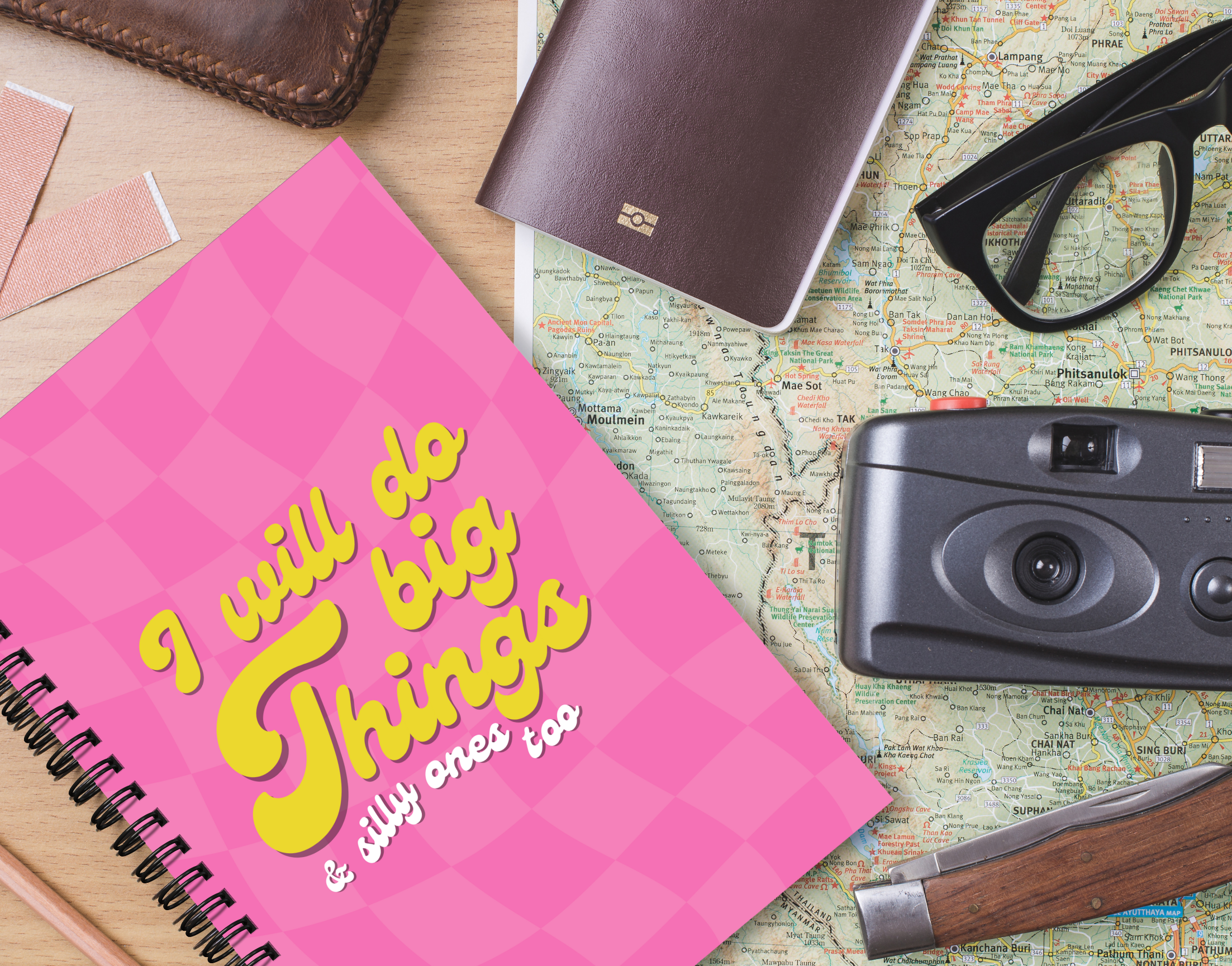 "I WILL DO BIG THINGS" Elegant & Inspiring Diary for Daily Reflection