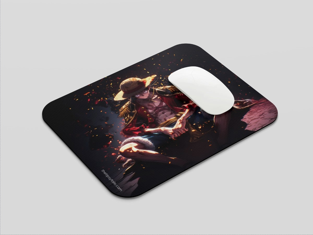 " STRAW HAT LUFFY ONE PIECE" Mousepad Enhance Your Workspace with Style