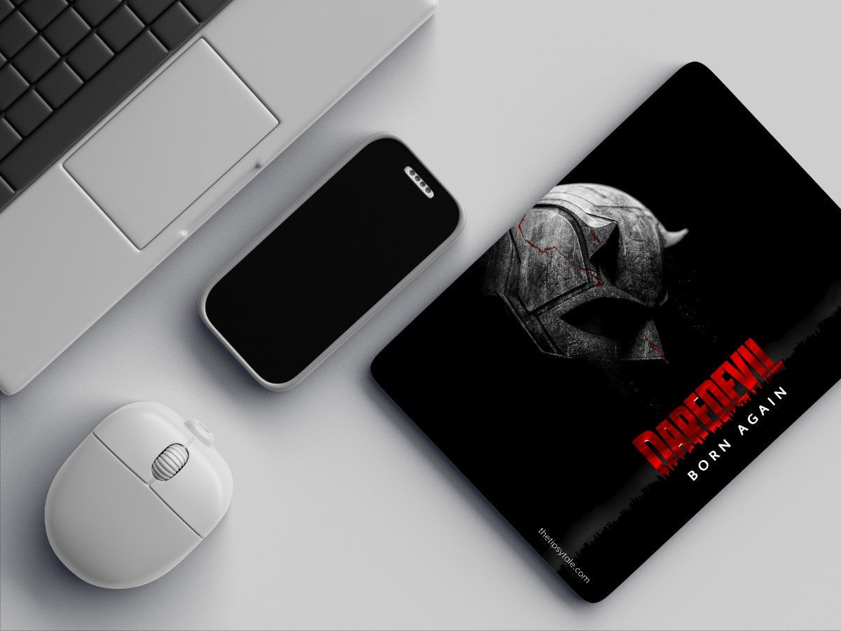 "DARE DEVIL IN BLOOD " Mousepad Enhance Your Workspace with Style