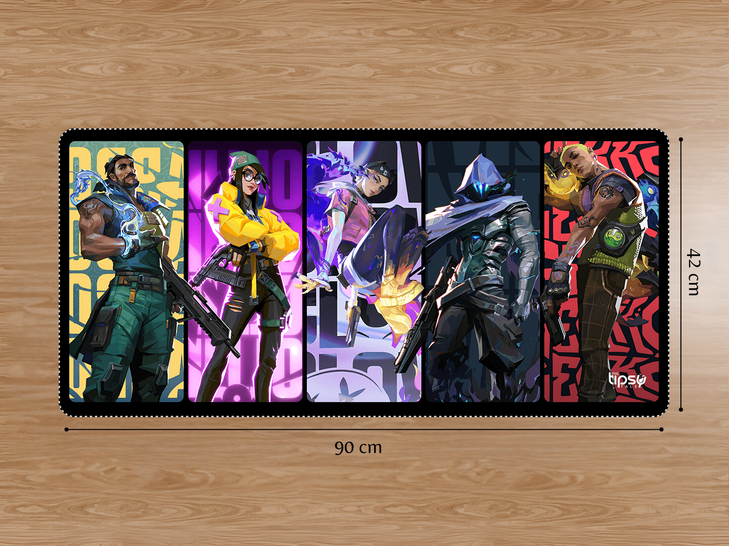 "VALORANT AGENTS- GAMING EDITION" Gaming Mousepad Elevate Your Gaming Experience