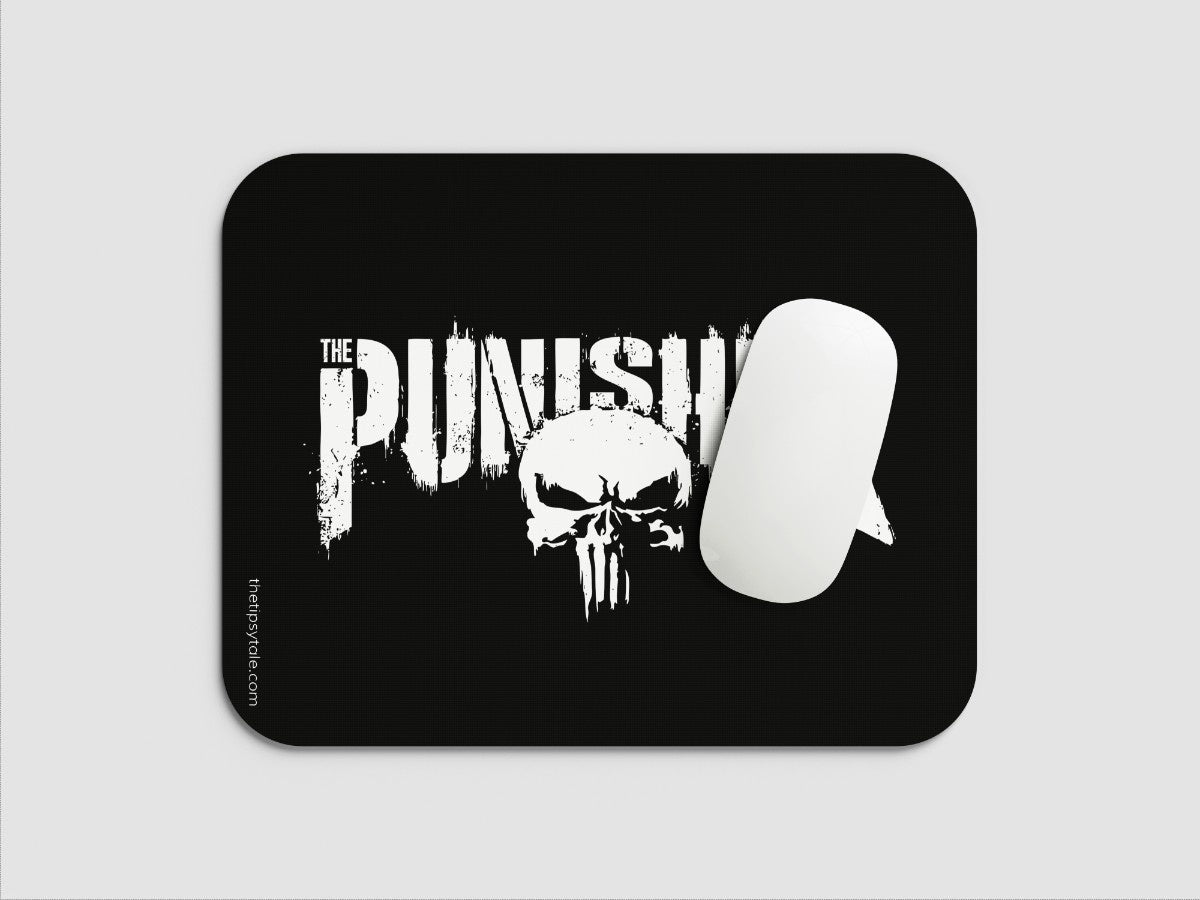 "THE PUNISHER" Mousepad Enhance Your Workspace with Style
