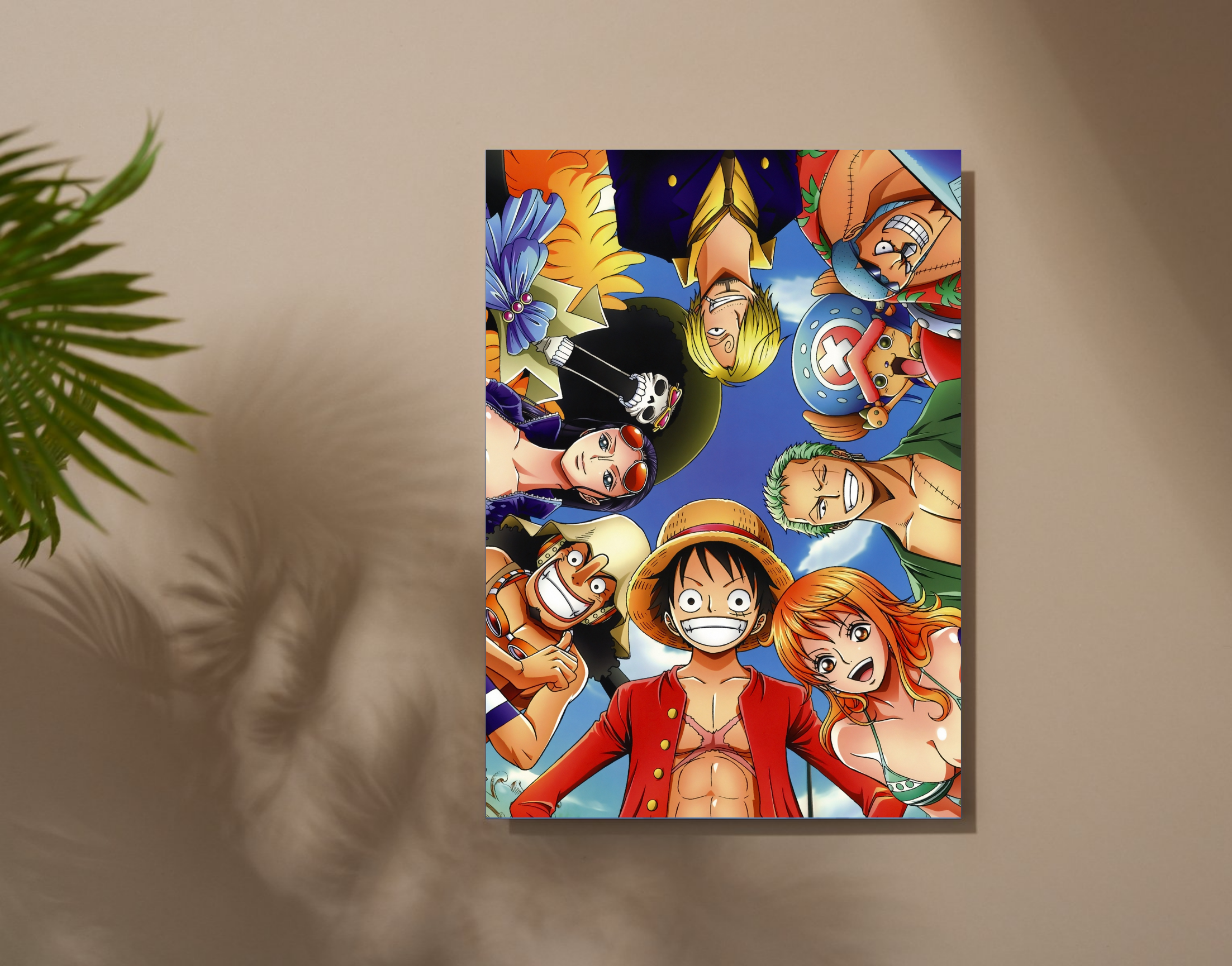 "ONE PIECE- THE CREW"- Shiny & Sturdy Metallic Poster Art That Pops & Sticks