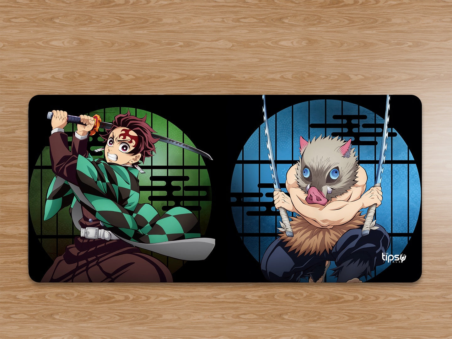 "INOSUKE HASHIBRA VS TANJIRO KAMADO- ANIME EDITION" Gaming Mousepad Elevate Your Gaming Experience