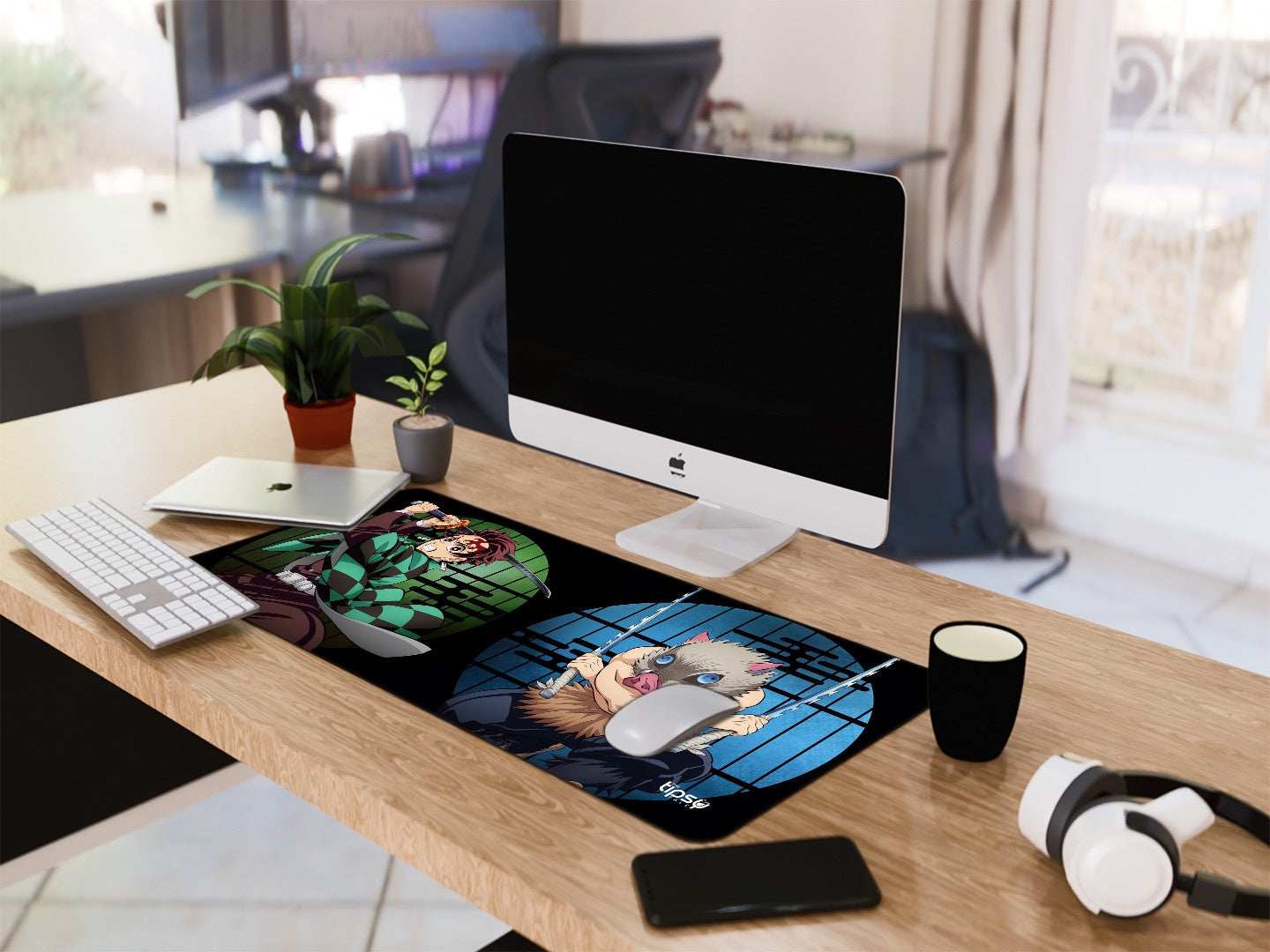 "INOSUKE HASHIBRA VS TANJIRO KAMADO- ANIME EDITION" Gaming Mousepad Elevate Your Gaming Experience