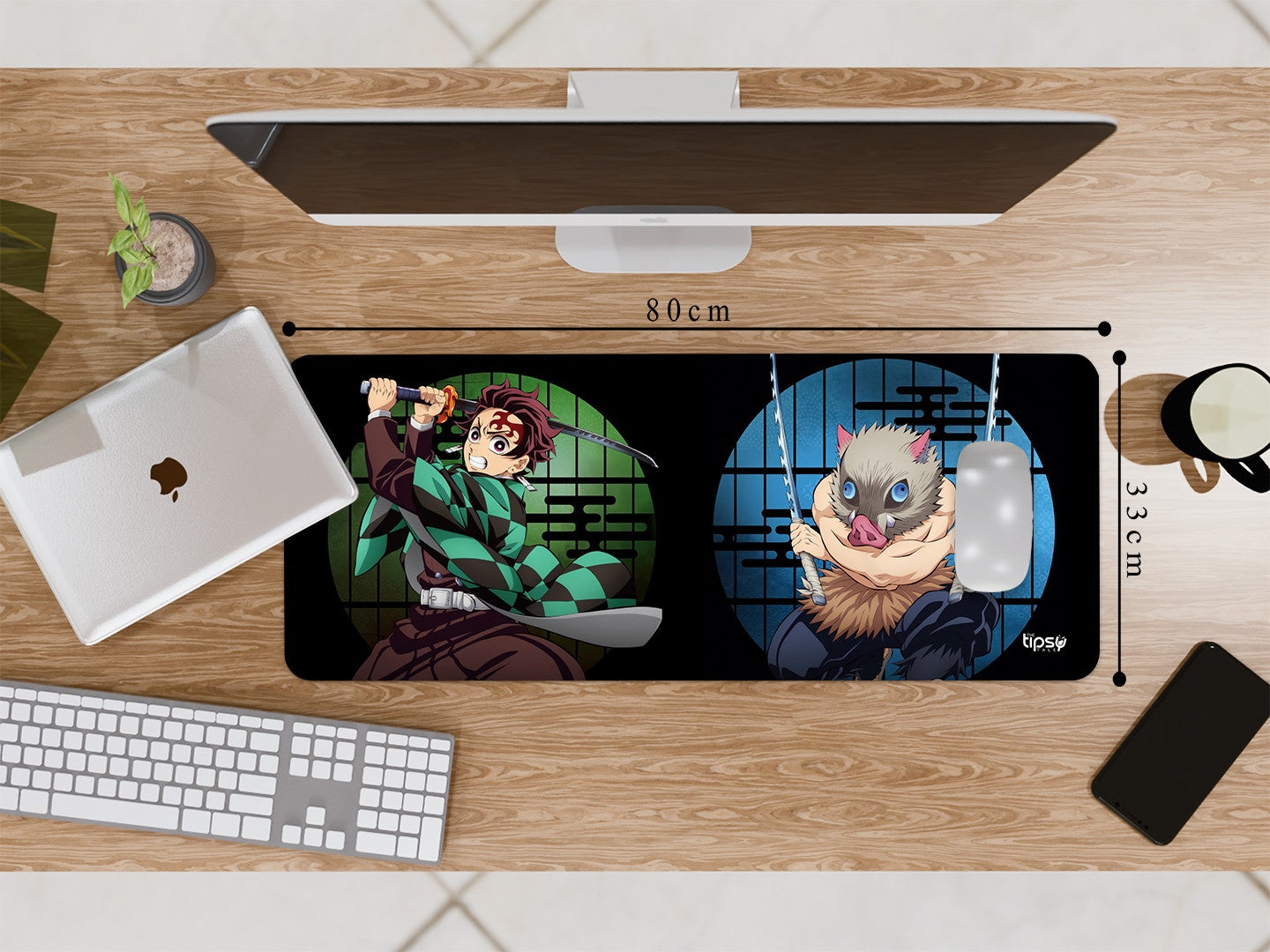 "INOSUKE HASHIBRA VS TANJIRO KAMADO- ANIME EDITION" Gaming Mousepad Elevate Your Gaming Experience