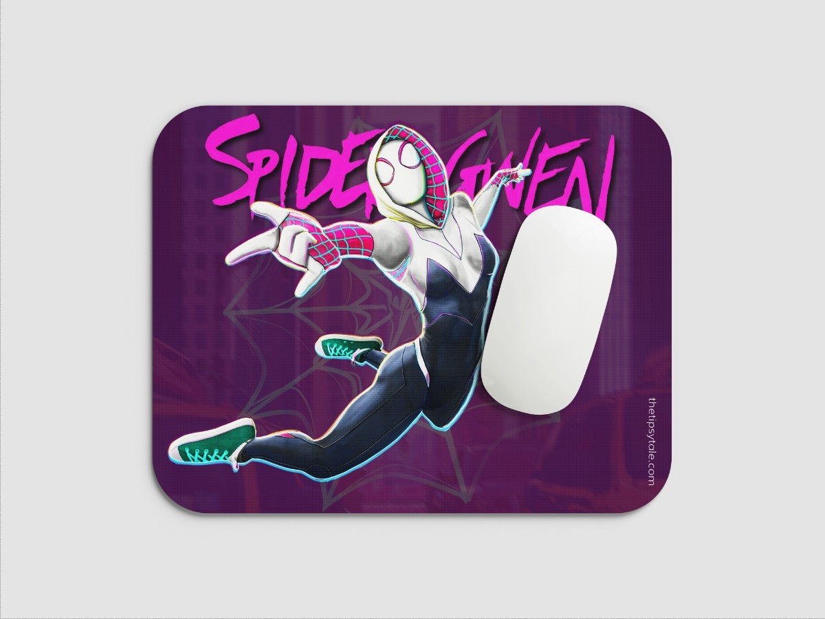 "SPIDER GWEN- SPIDER VERSE" Mousepad Enhance Your Workspace with Style