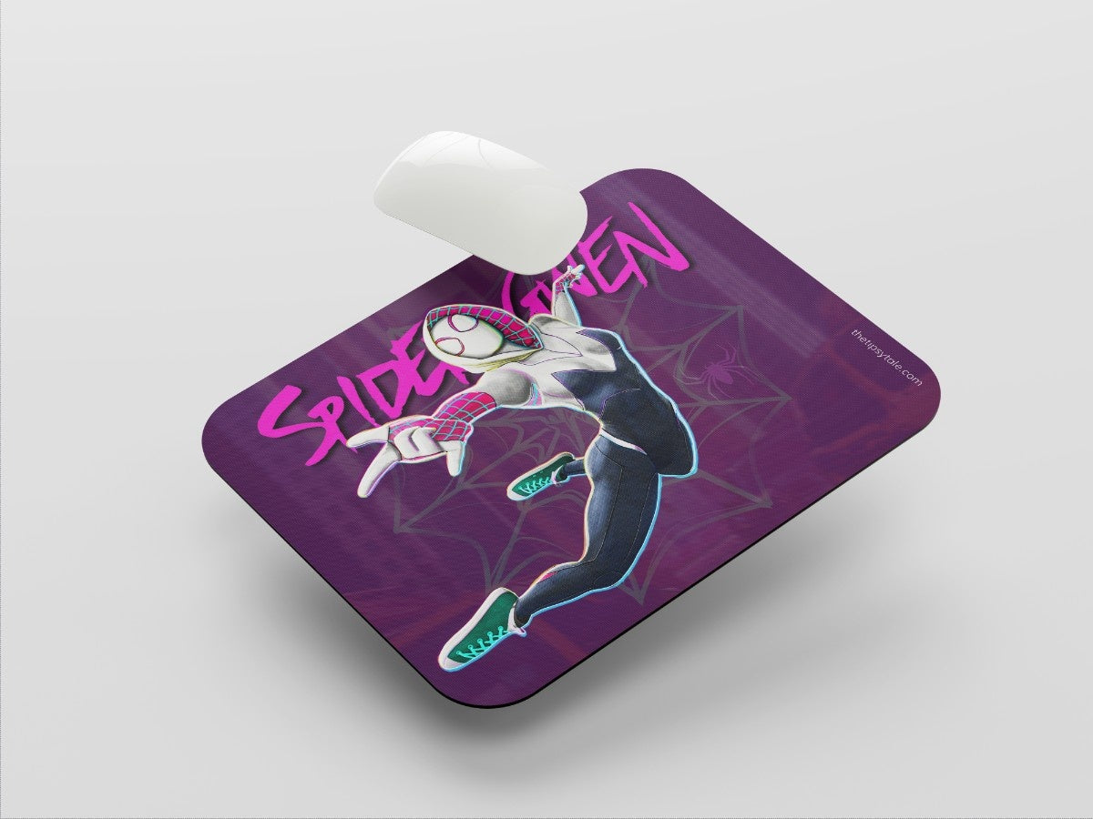 "SPIDER GWEN- SPIDER VERSE" Mousepad Enhance Your Workspace with Style