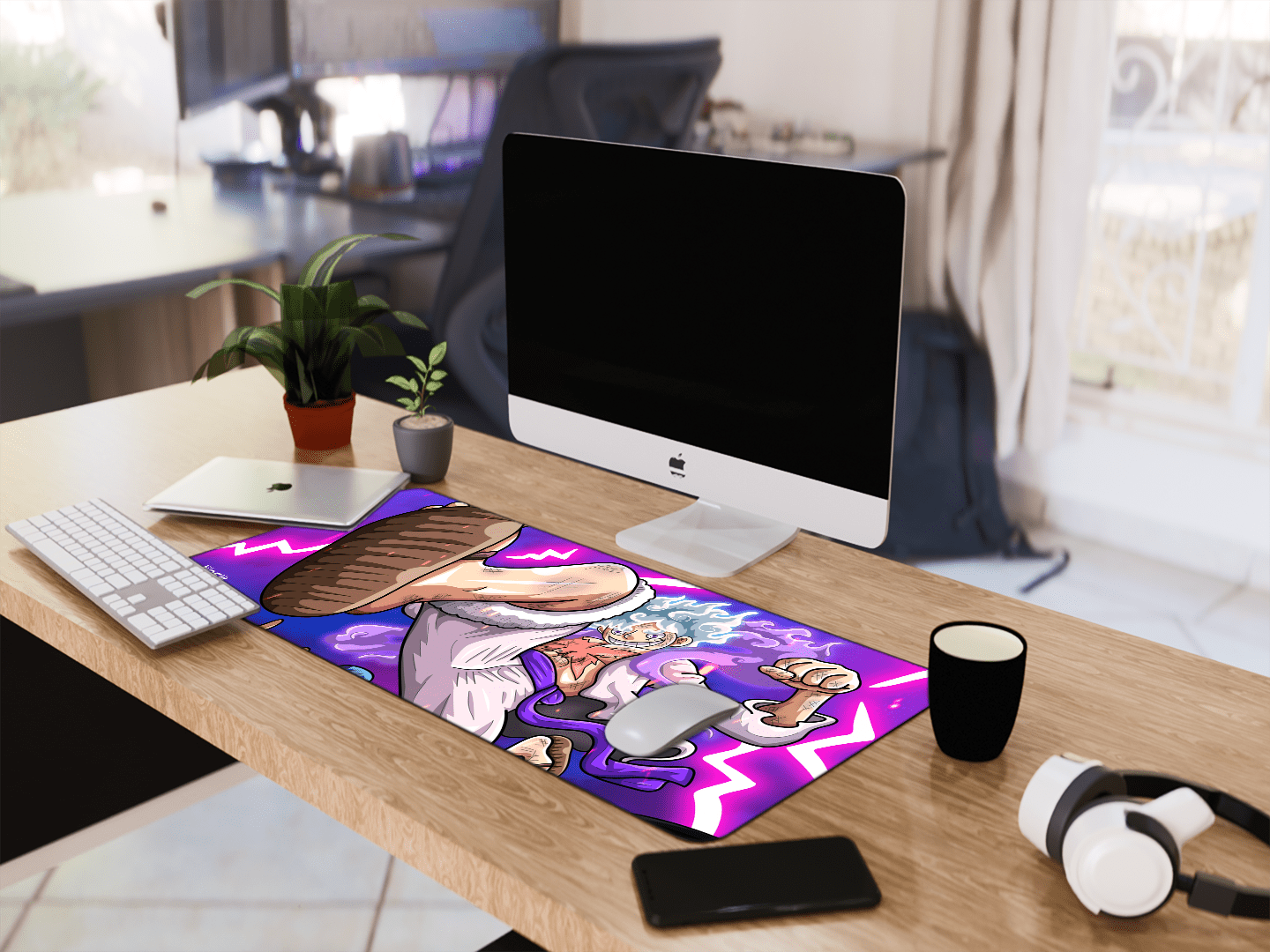 "STRAW HAT LUFFY- ANIME EDITION " Gaming Mousepad Elevate Your Gaming Experience