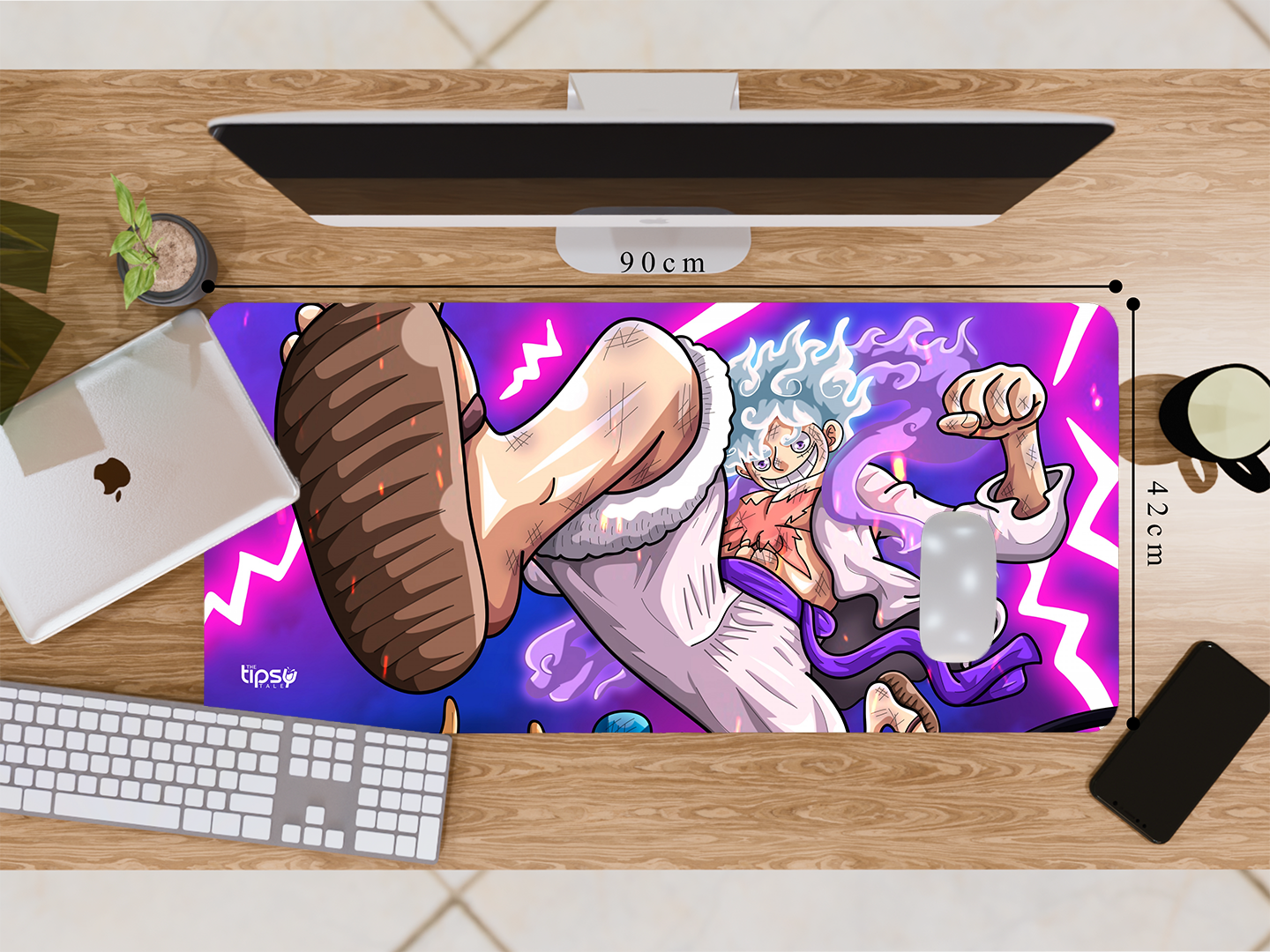 "STRAW HAT LUFFY- ANIME EDITION " Gaming Mousepad Elevate Your Gaming Experience
