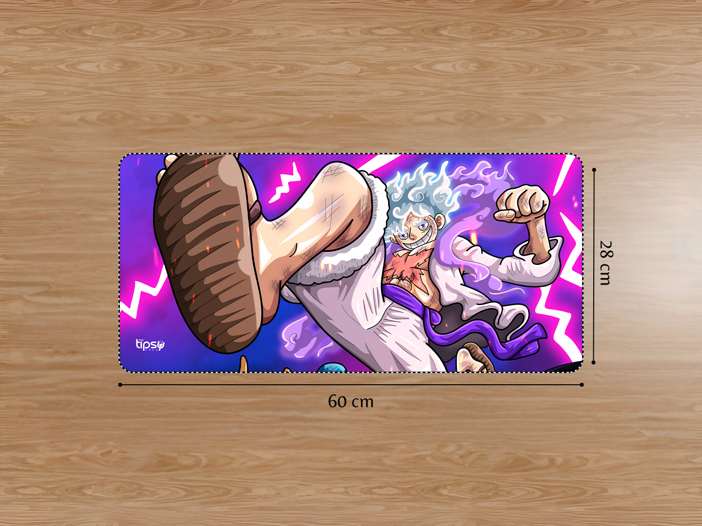 "STRAW HAT LUFFY- ANIME EDITION " Gaming Mousepad Elevate Your Gaming Experience